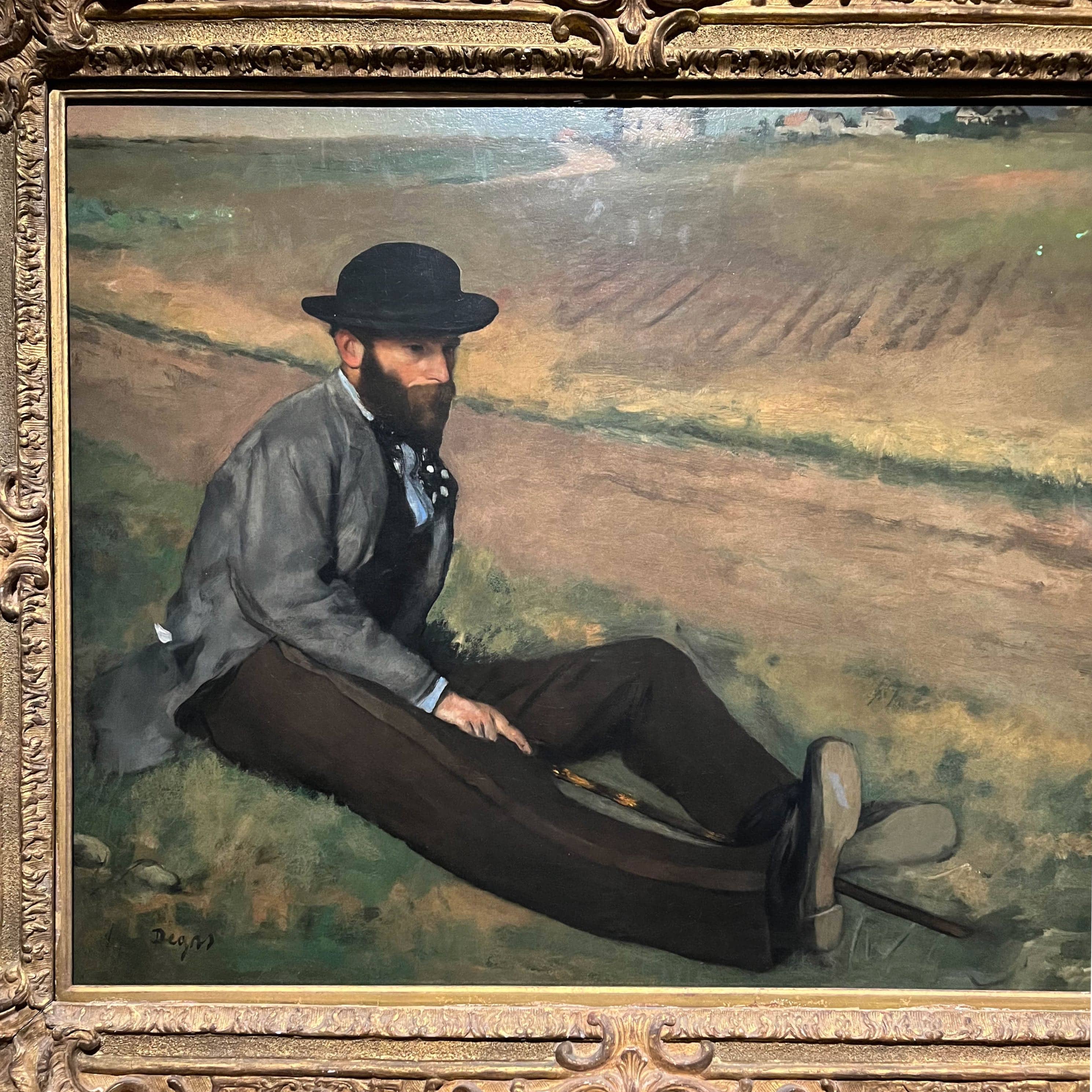 Eugène Manet (1874), Edgar Degas