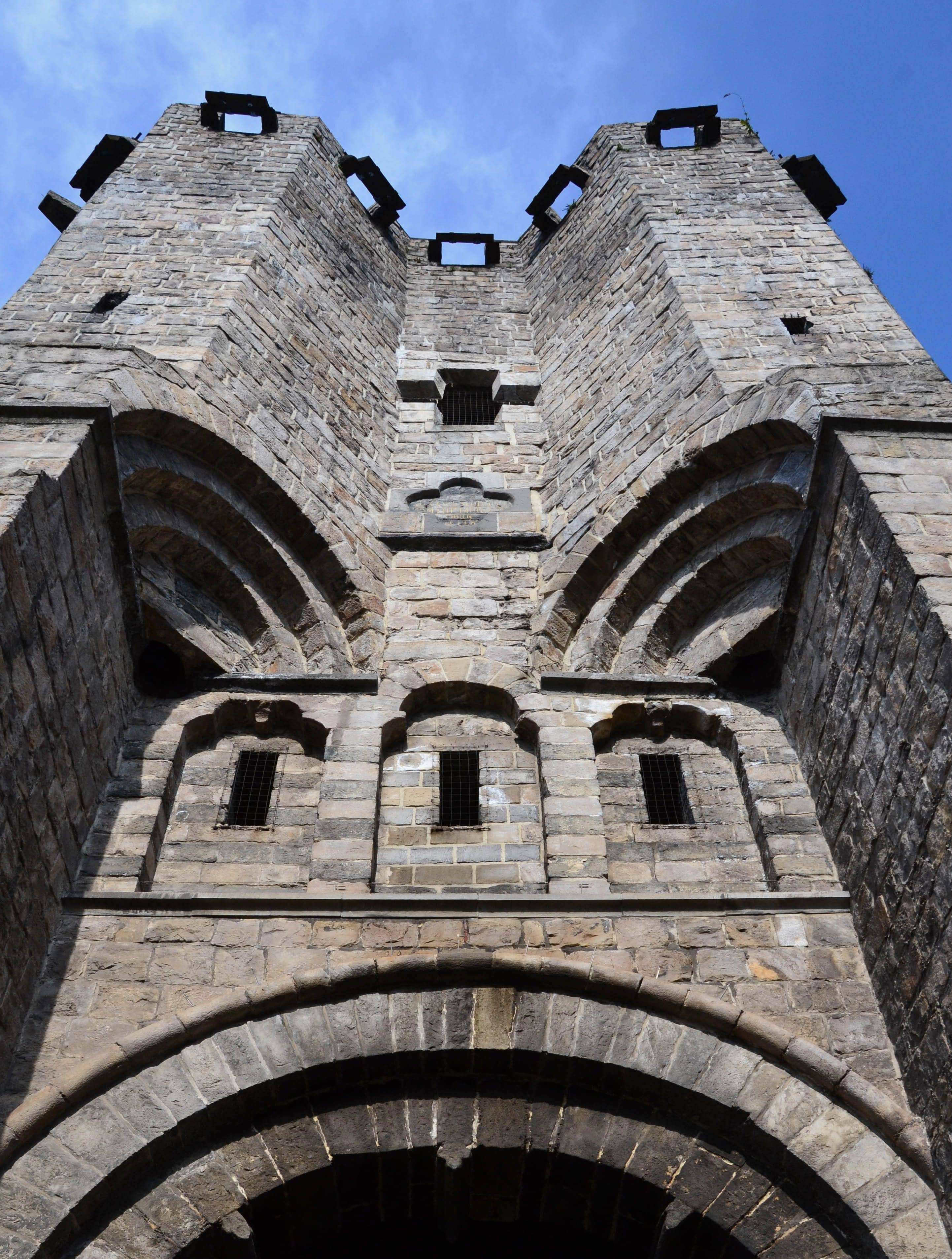 Châtelet d’entrée, Château des Comtes de Flandres, Gand