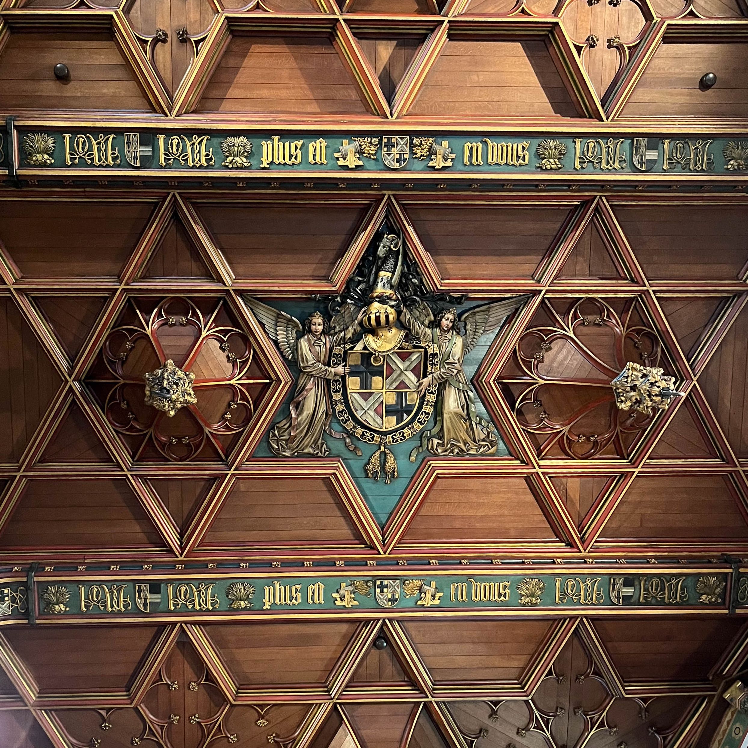 Plafond du vestibule, Musée Gruuthuse, Bruges