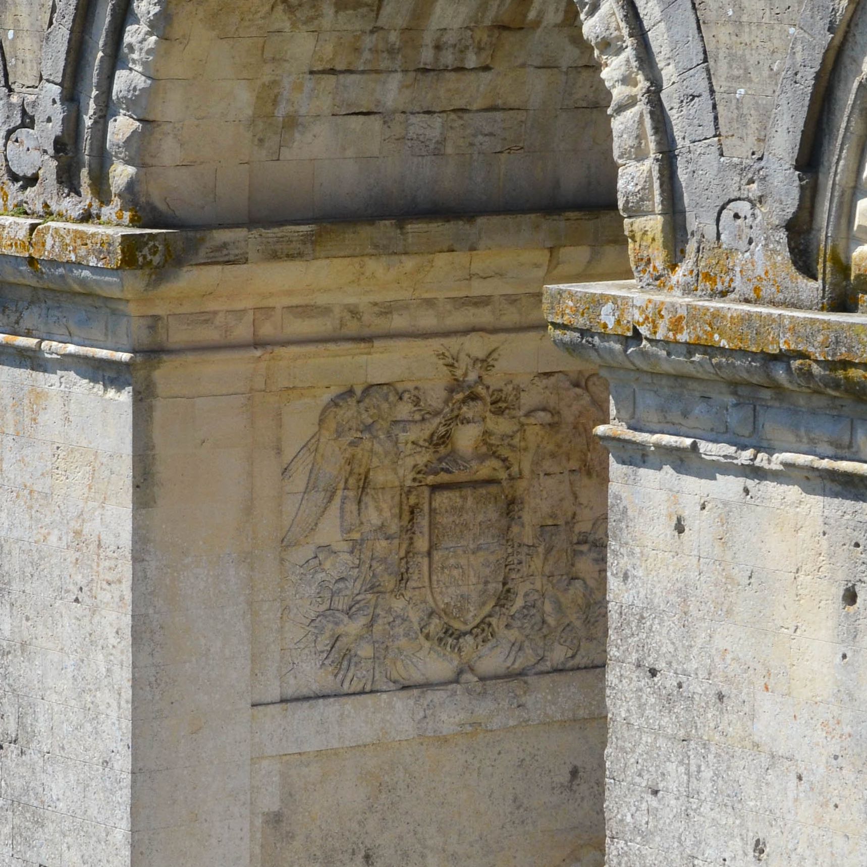 Armoirie de la famille des Montmorency, château de Fère-en-Tardenois