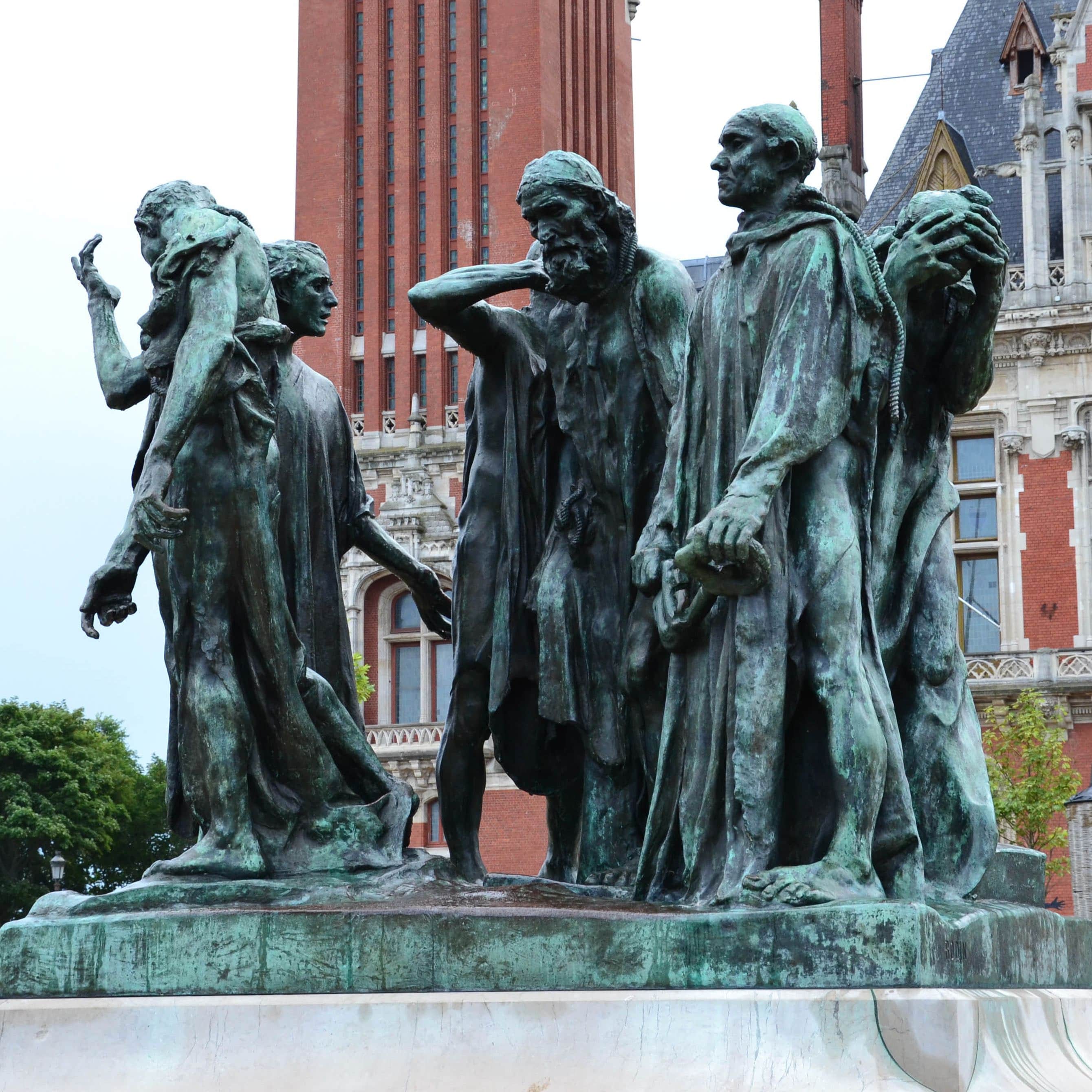 Monument aux Bourgeois de Calais (1895), Auguste Rodin, Calais