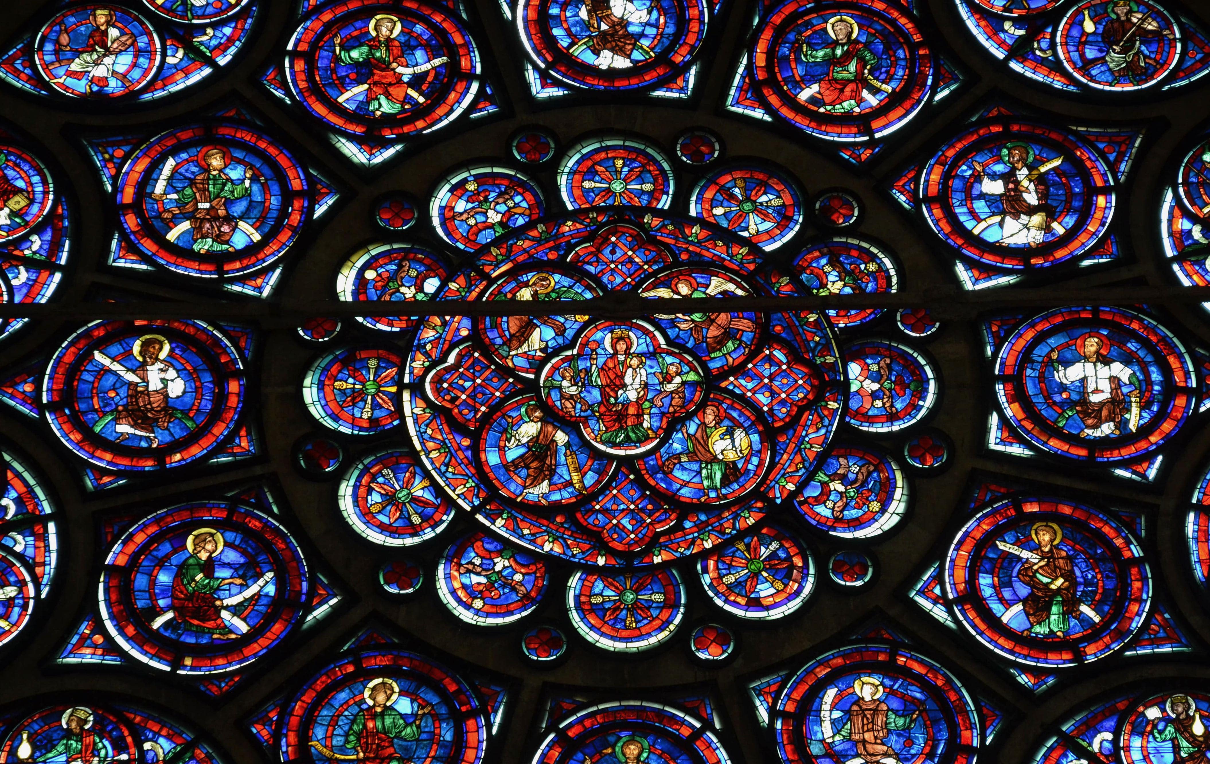 Rosace, Cathédrale Notre-Dame de Laon
