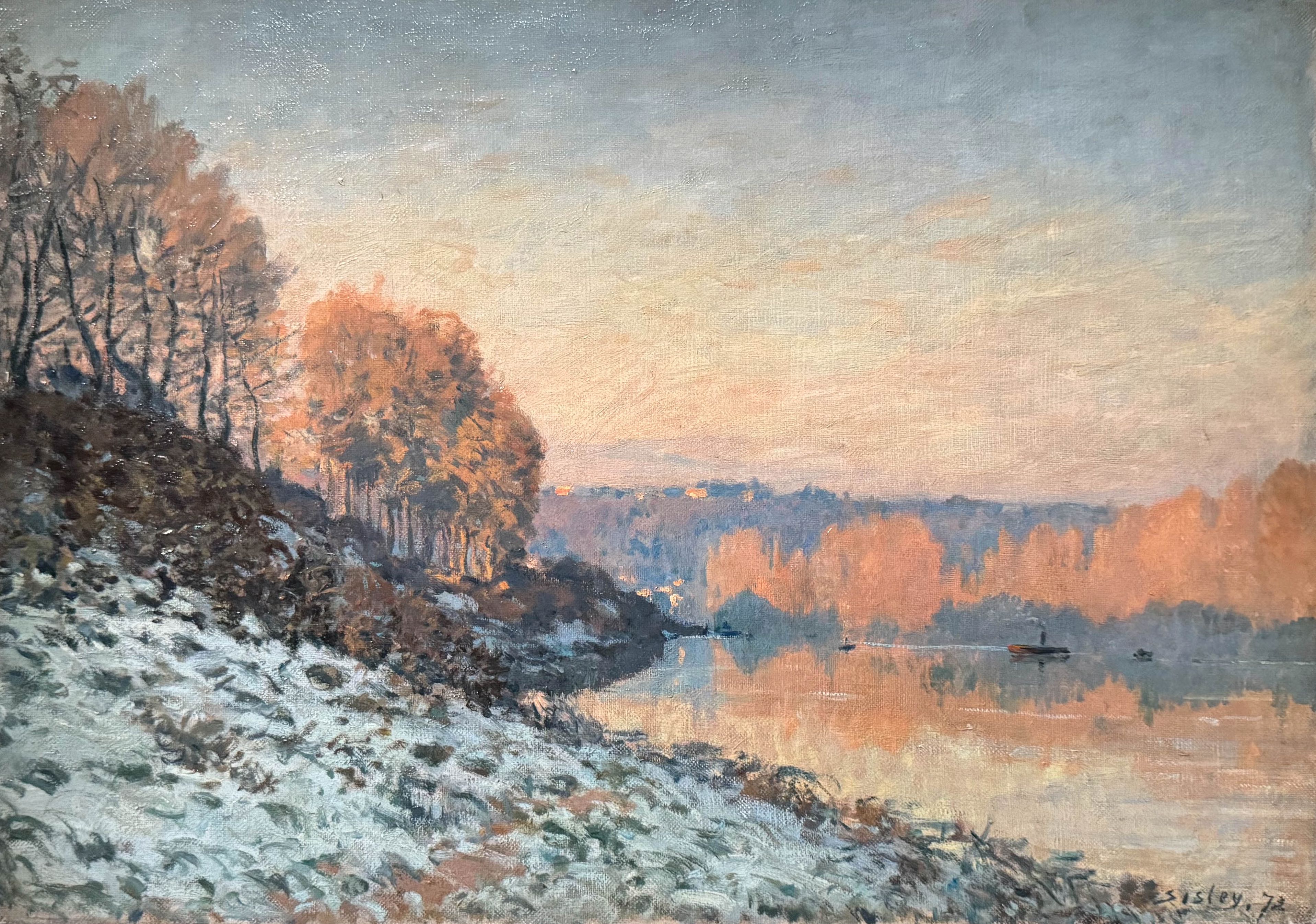 Port-Marly, Gelée blanche (1872), Alfred Sisley, Première exposition impressionniste, n° 165