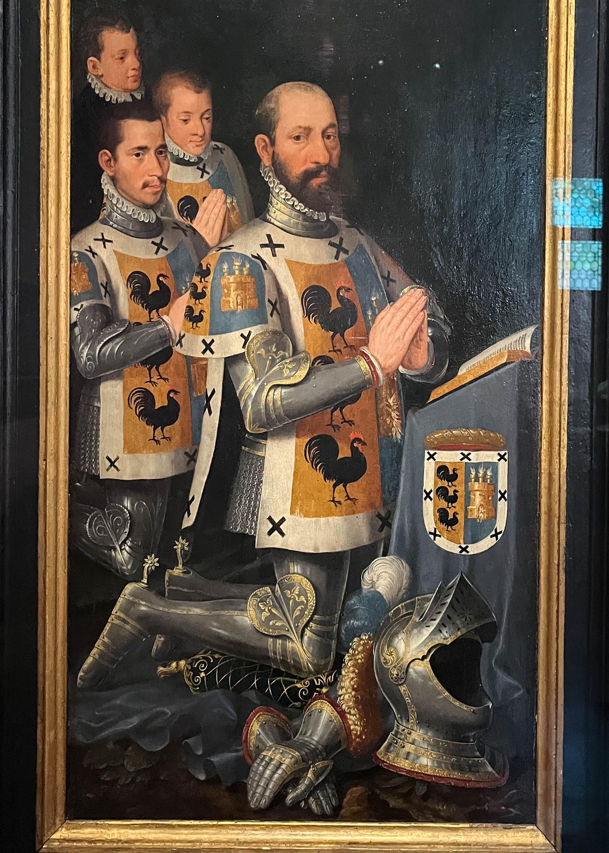 Juan Lope Gallo, président de la nation espagnole et ses fils (1568), Pieter Pourbus, Musée Gruuthuse, Bruges