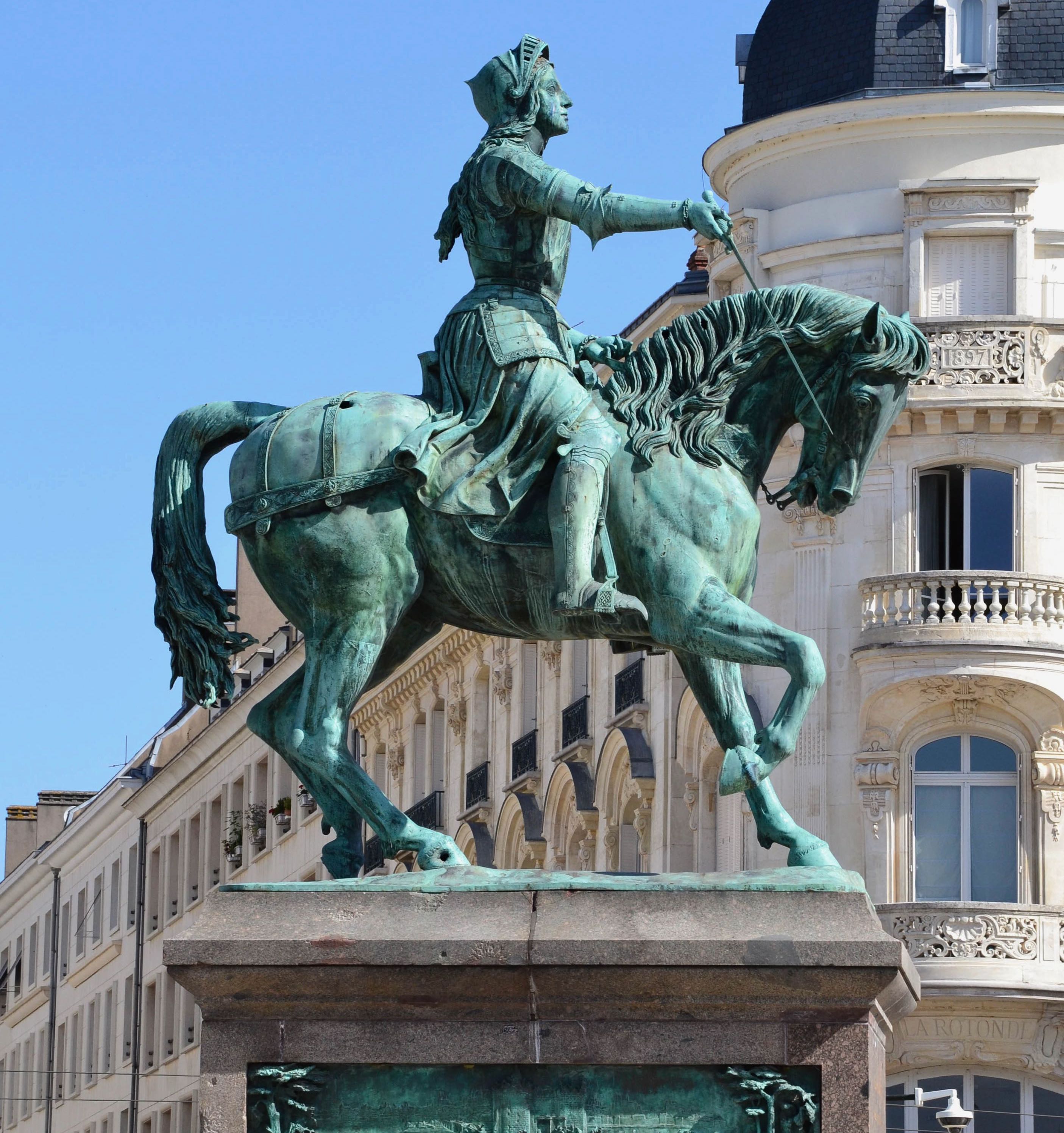 Statue de Jeanne d'Arc, Place du Martroi, Orléans