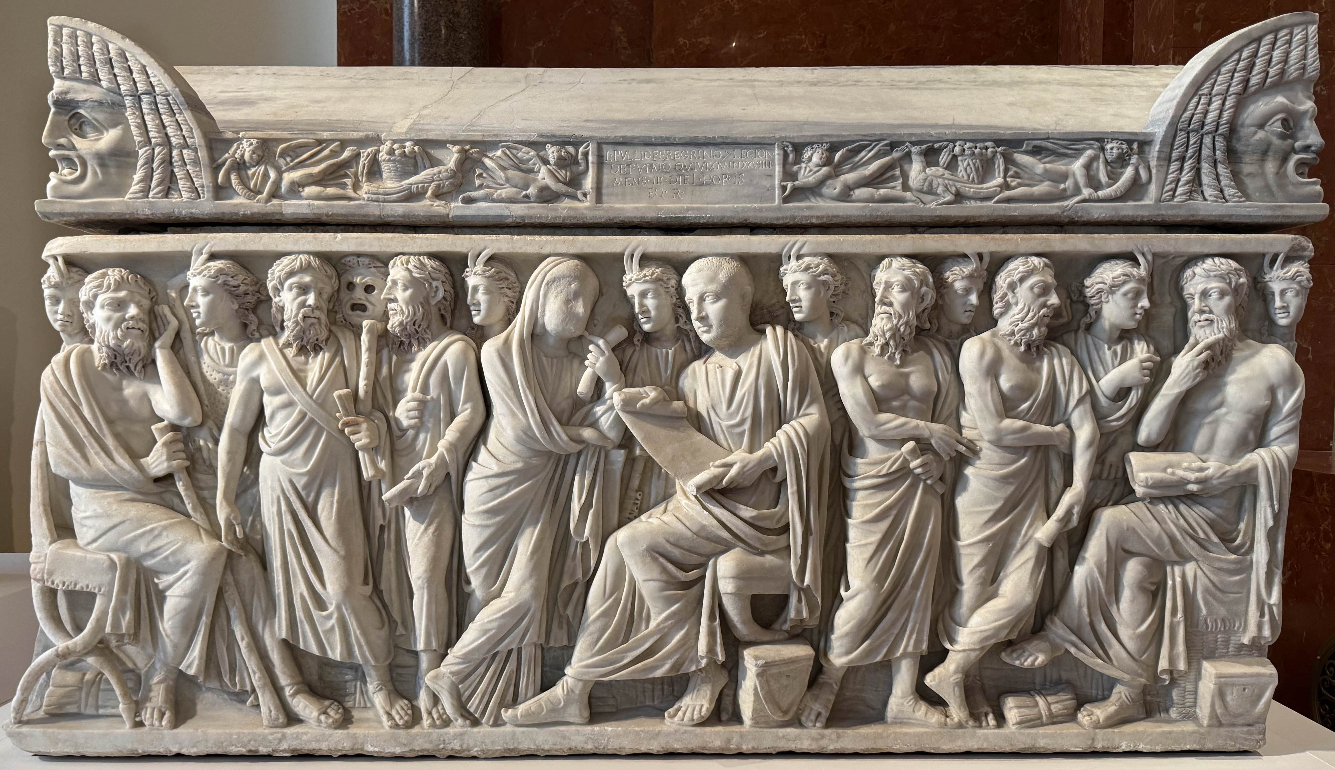 Sarcophage du Centurion Lucius Pullius Peregrinus (IIIème siècle après JC), Collection Torlonia