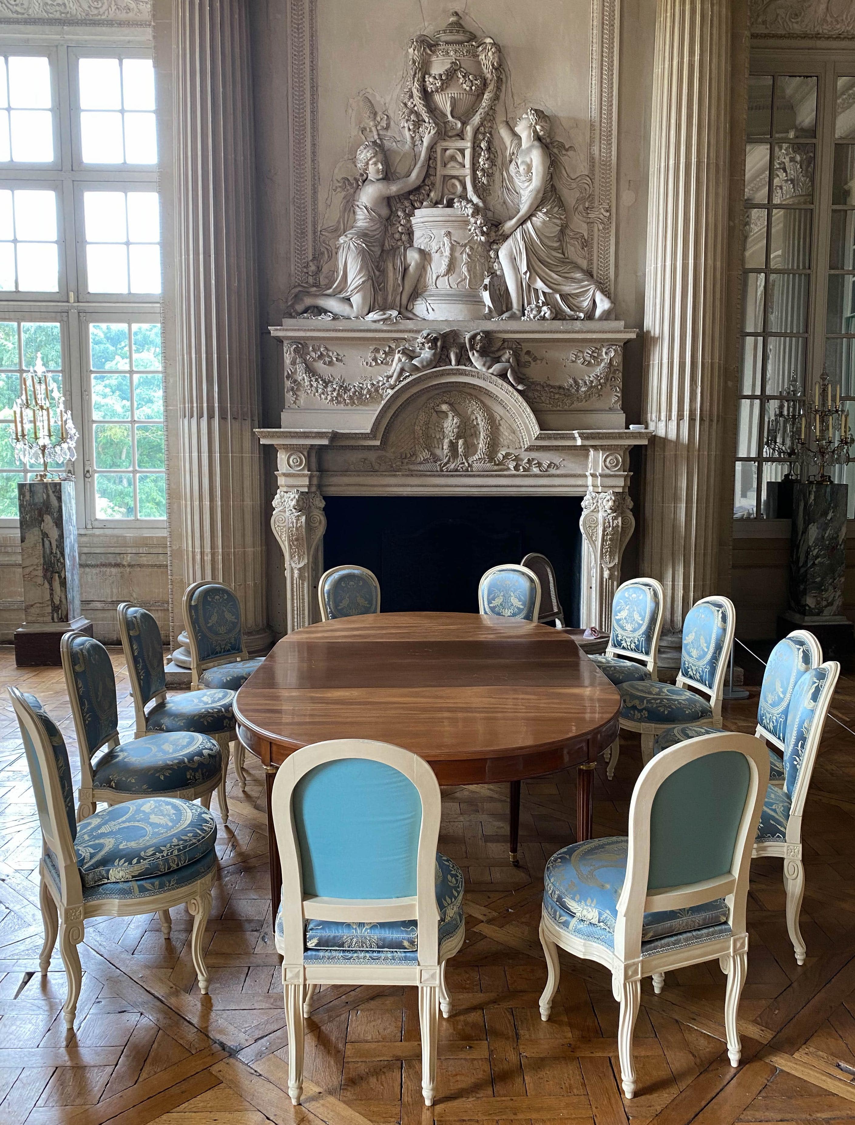 Salle à manger du comte d’Artois, château de Maisons