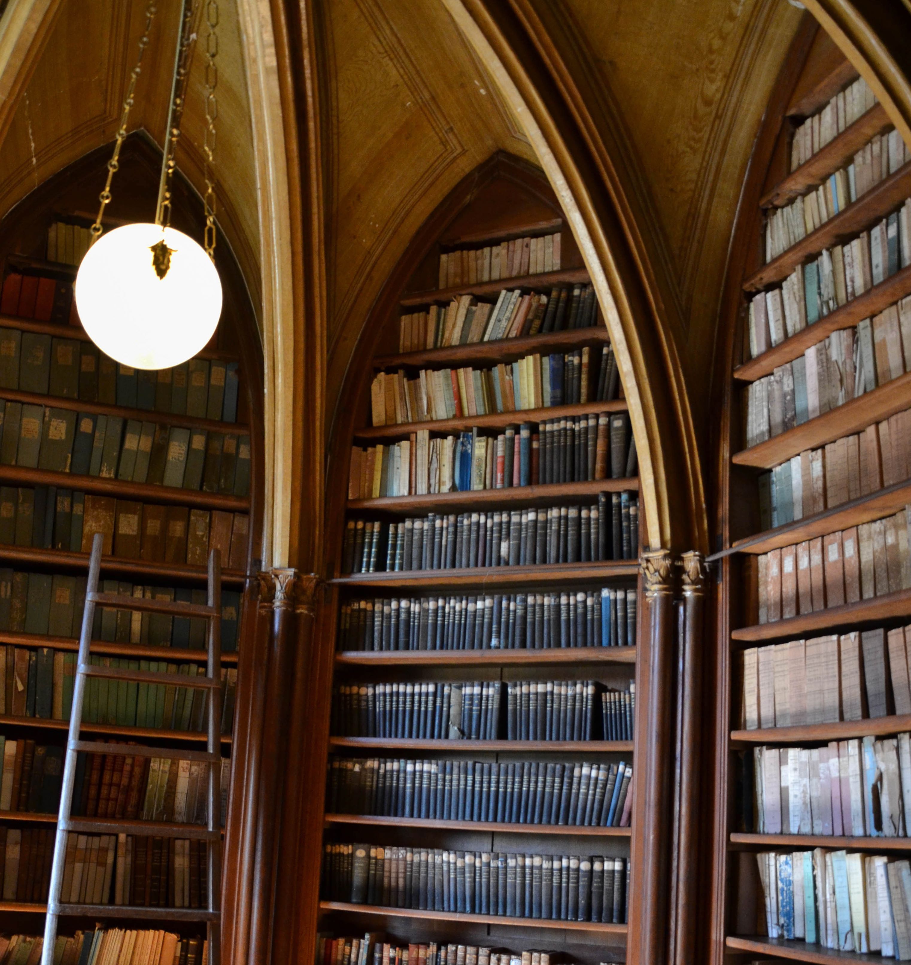 Bibliothèque, domaine de Courtanvaux