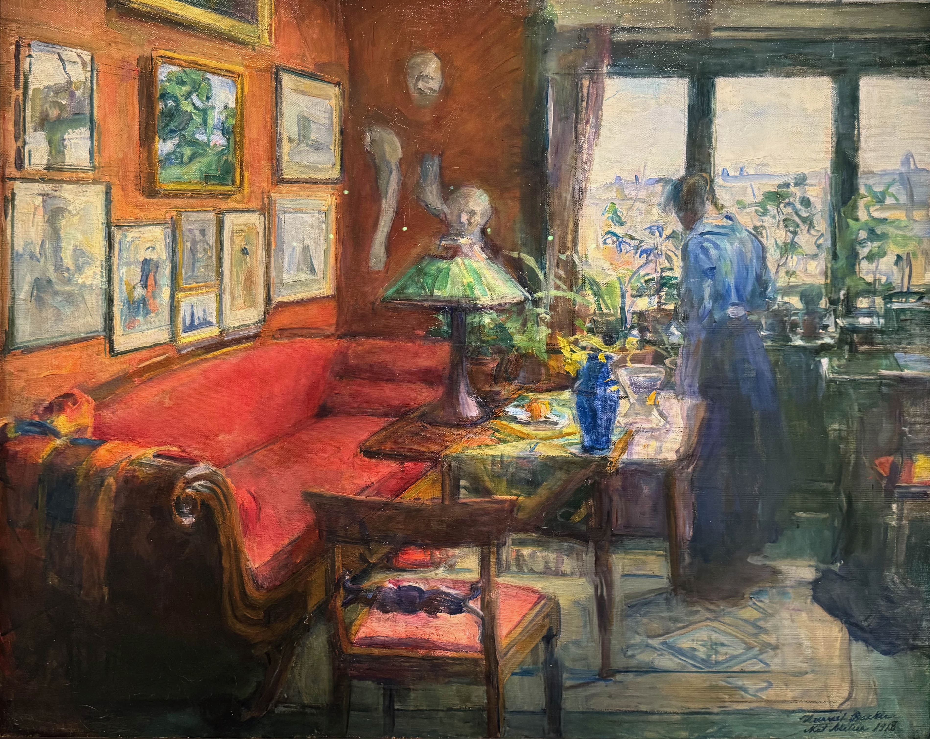 Mon atelier (1918), Harriet Backer, Bergen