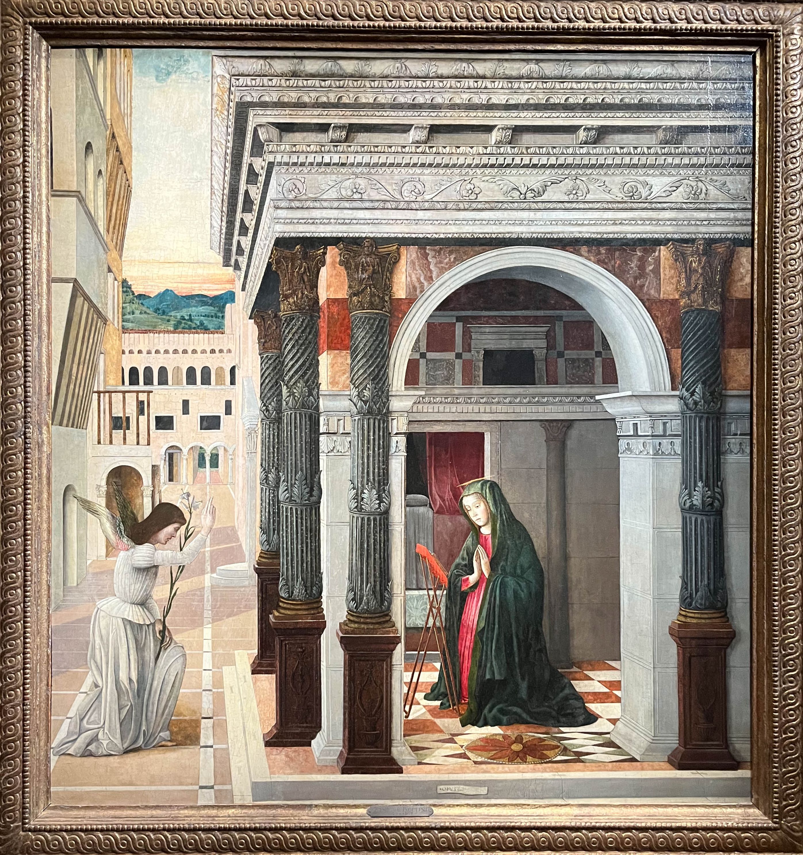 Annonciation, Gentile & Giovanni Bellini, 1464-1465