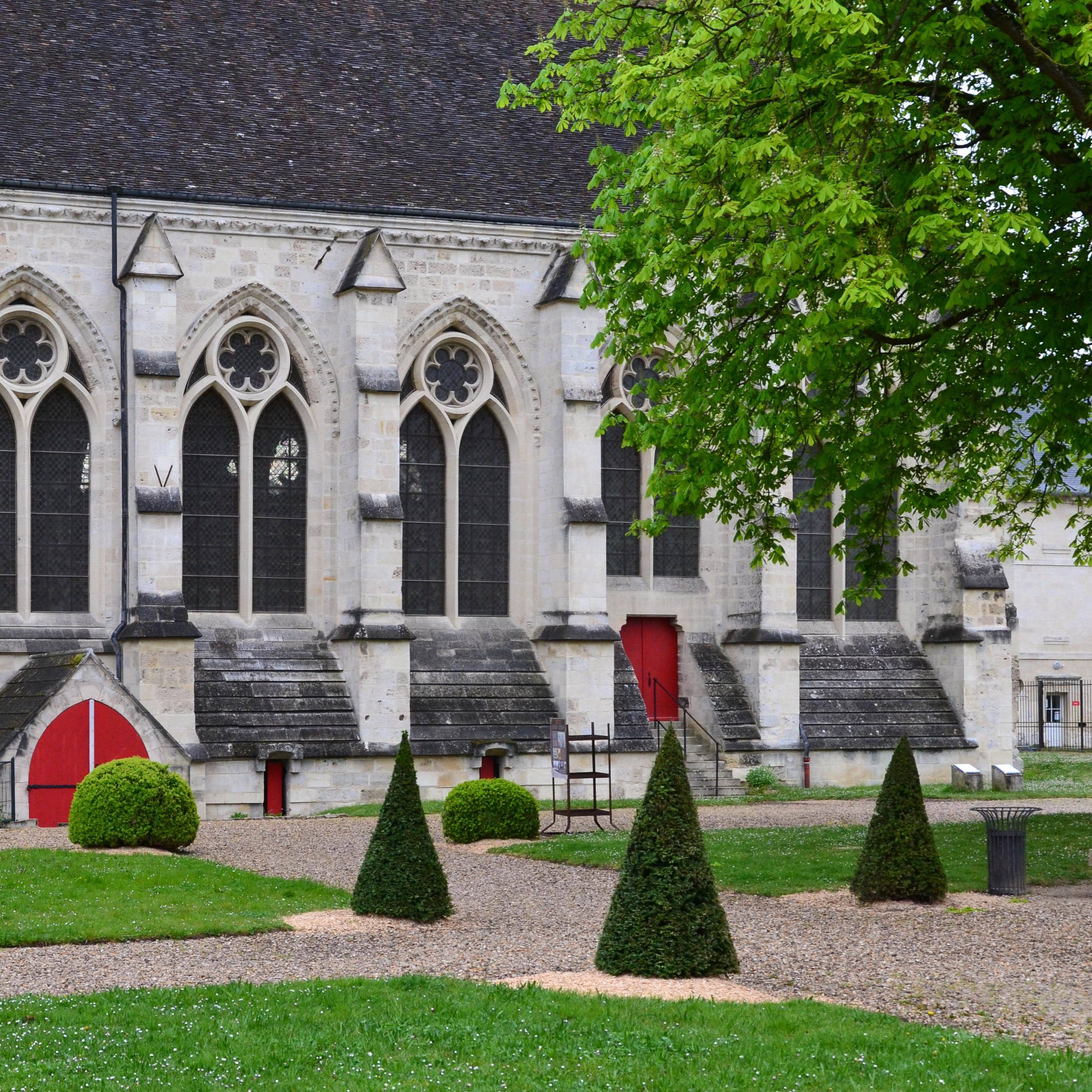 Réfectoire, abbaye Saint-Jean-des-Vignes, Soissons