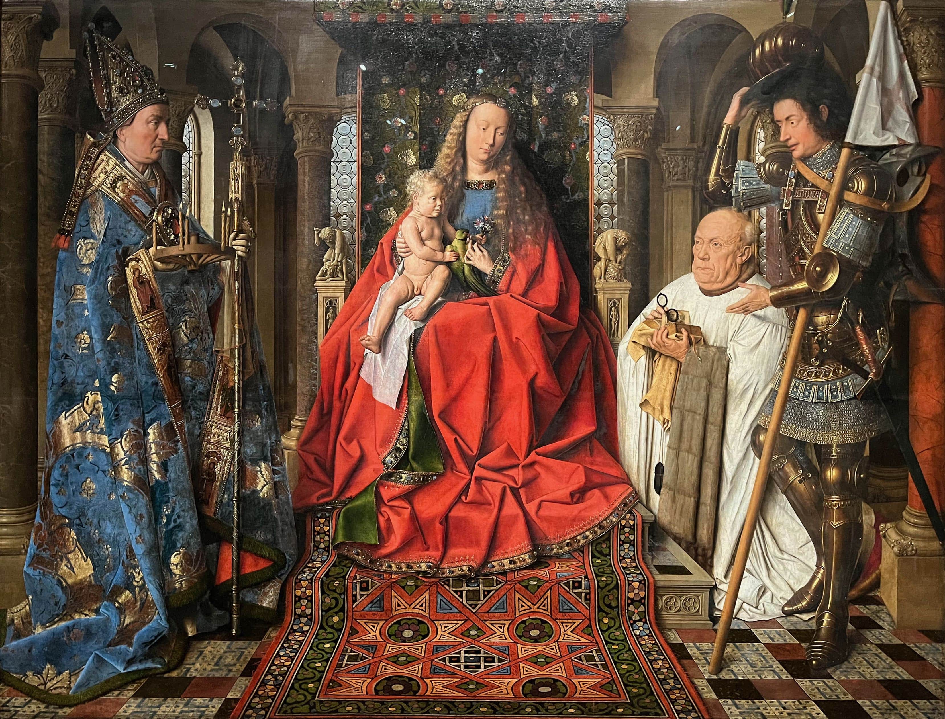 Madone au chanoine Joris van der Paele (1436), Jan Van Eyck, Bruges