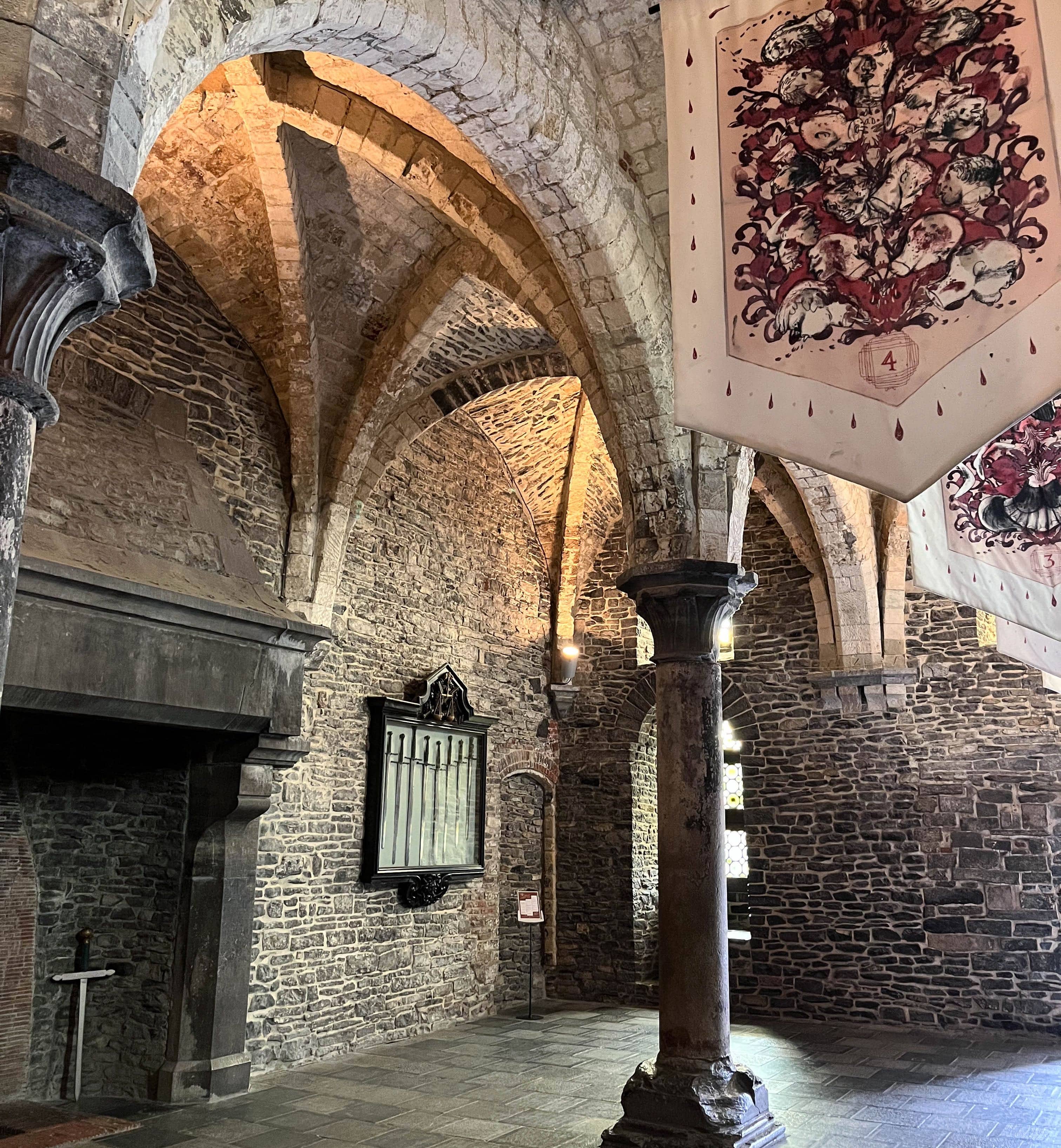 Salle du Conseil, Château des Comtes de Flandres, Gand