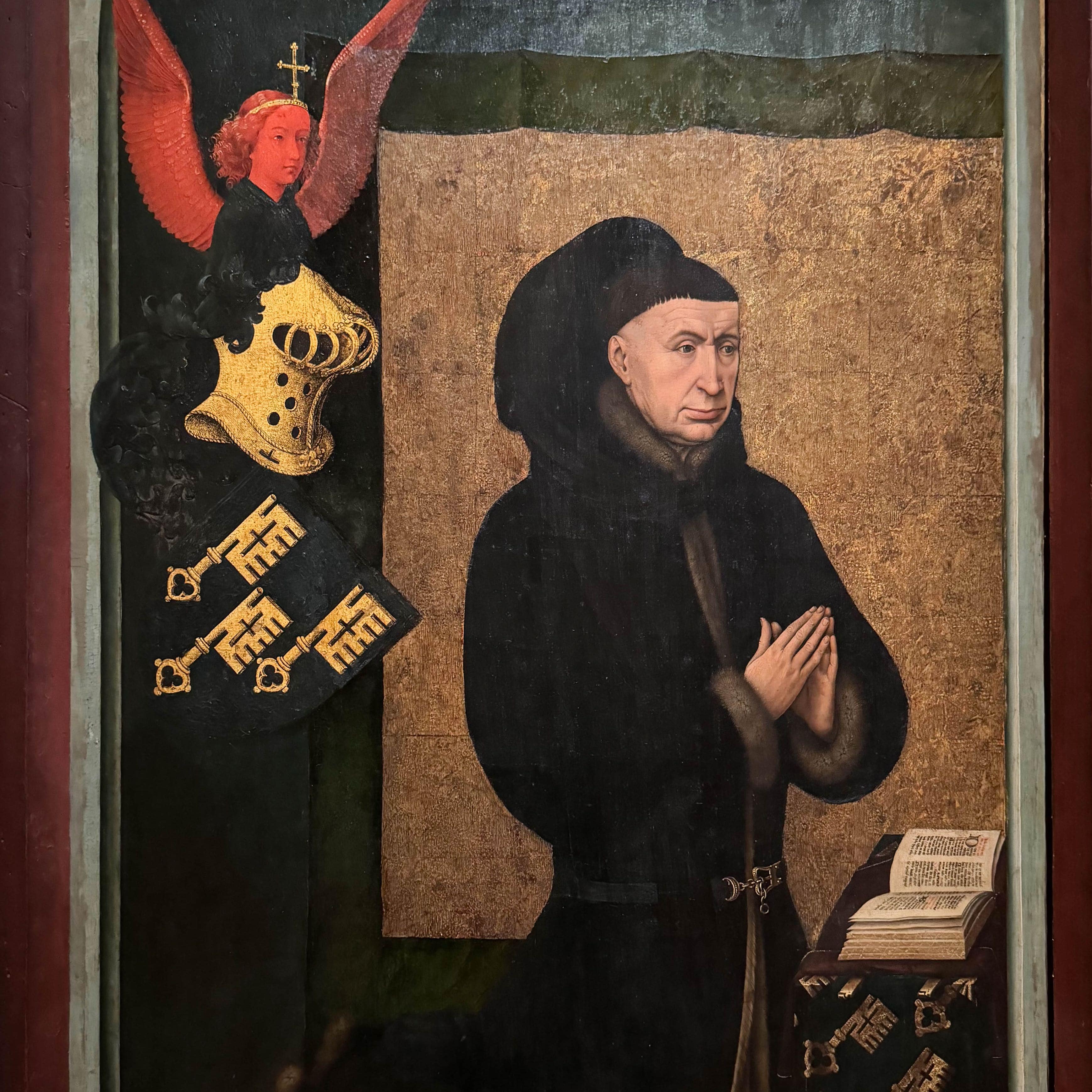 Nicolas Rolin en prière (1443), Rogier van Der Weyden, Beaune