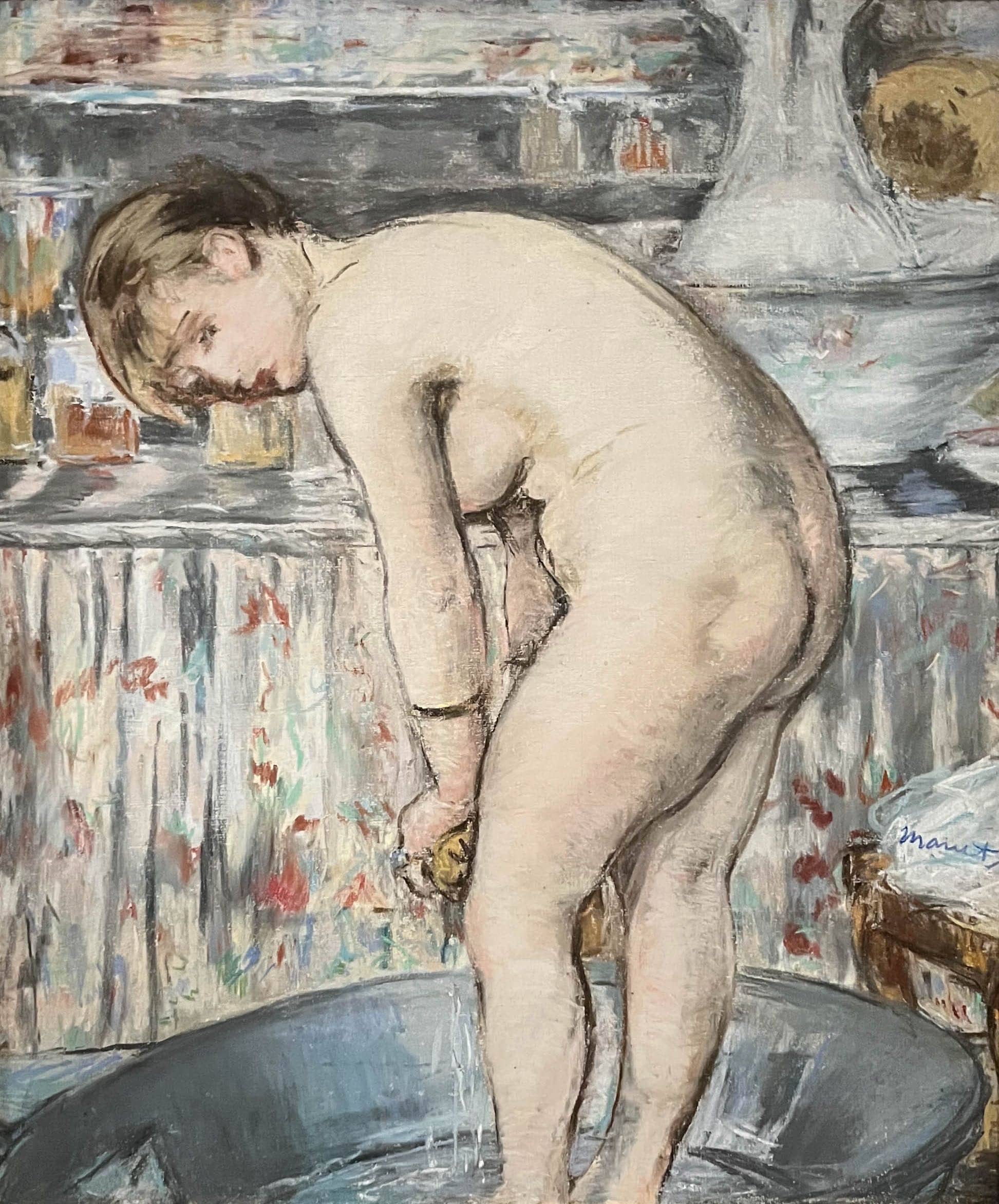 Femme dans un tub (1878), Édouard Manet