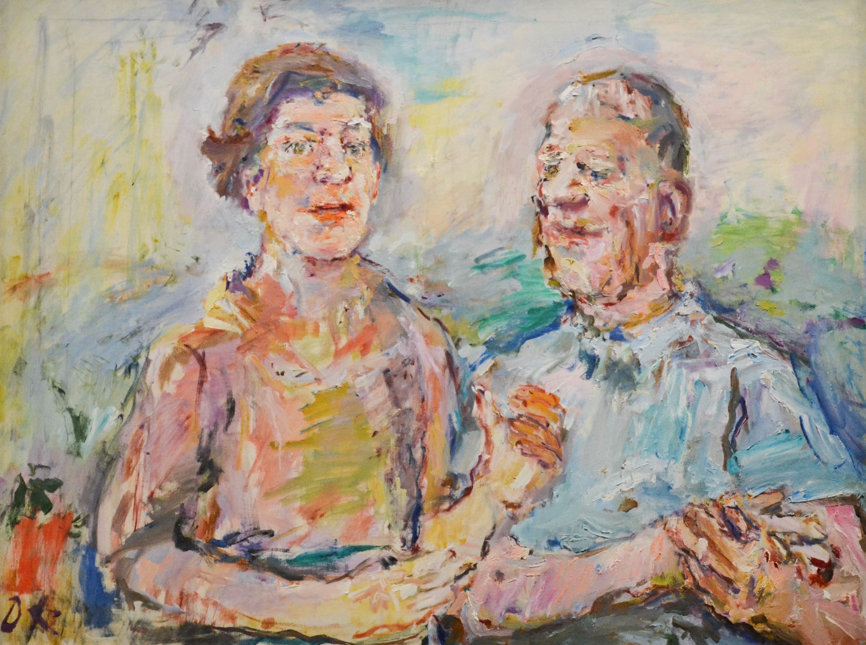 Double portrait d’Oskar et d’Olda Kokoschka, Oskar Kokoschka, 1963