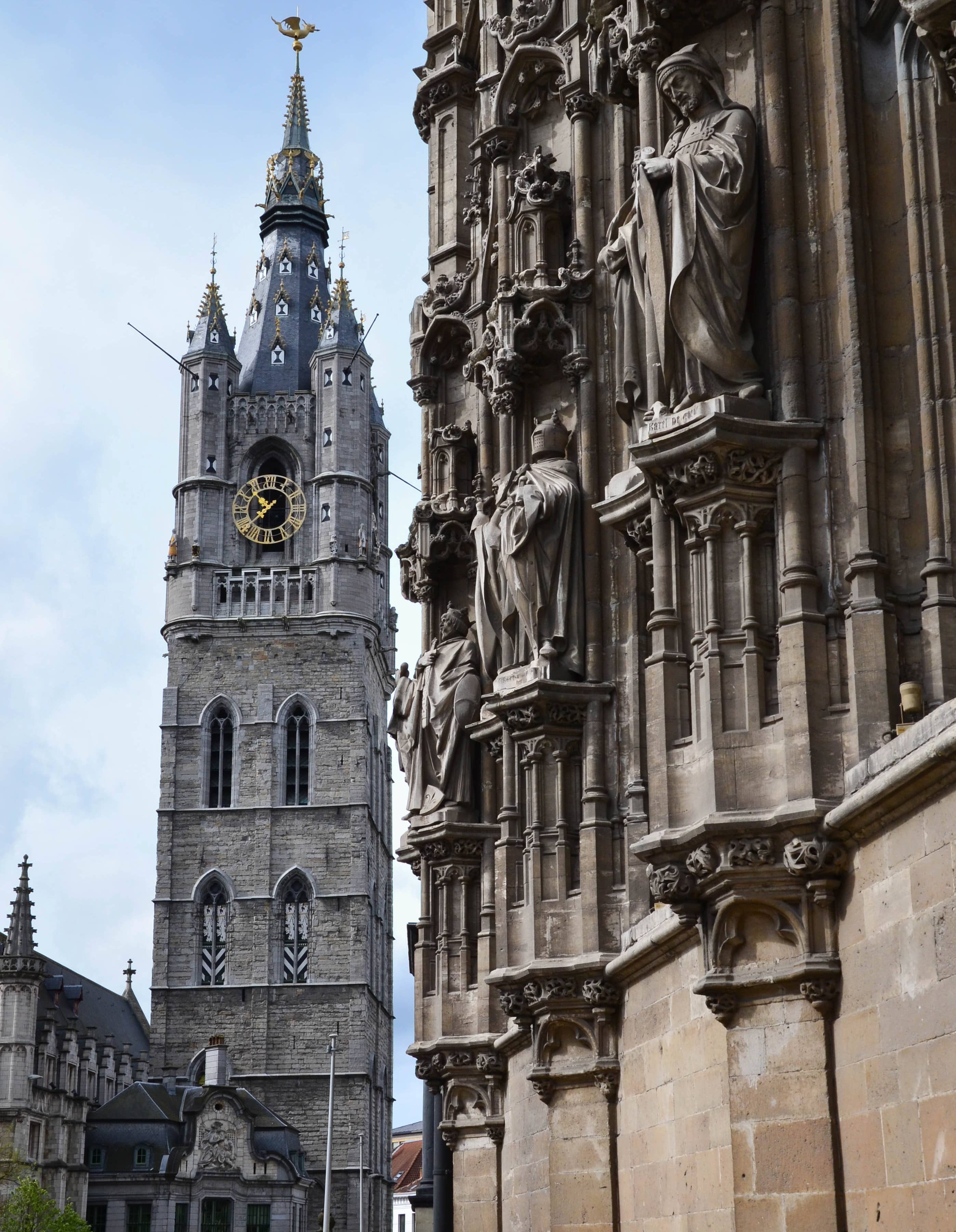 Sint-Baafsplein, construit à partir de 1425, Gand