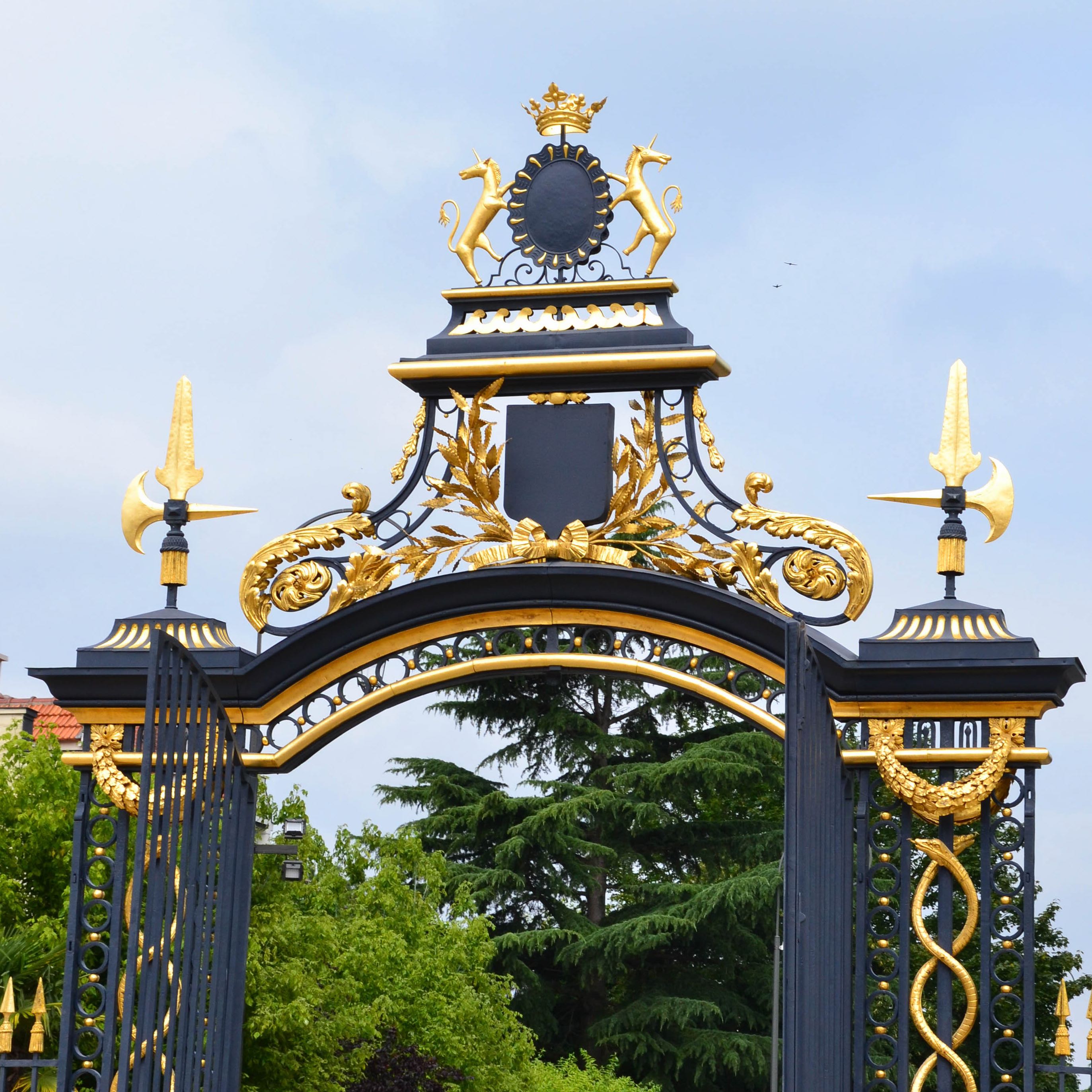 Grille et portail, château de Maisons