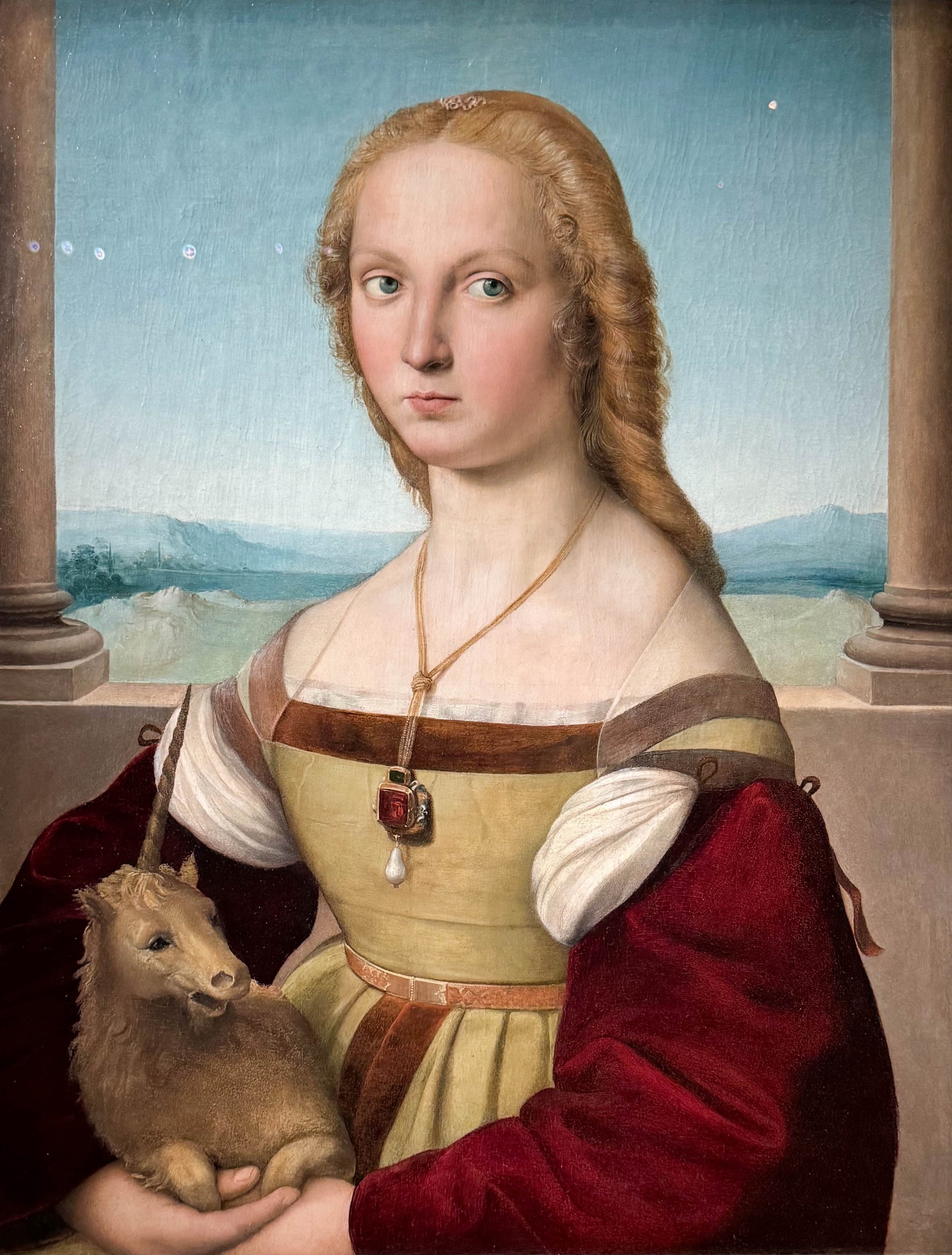 La Dame à la Licorne (1506), Raphaël, Galerie Borghèse, Rome