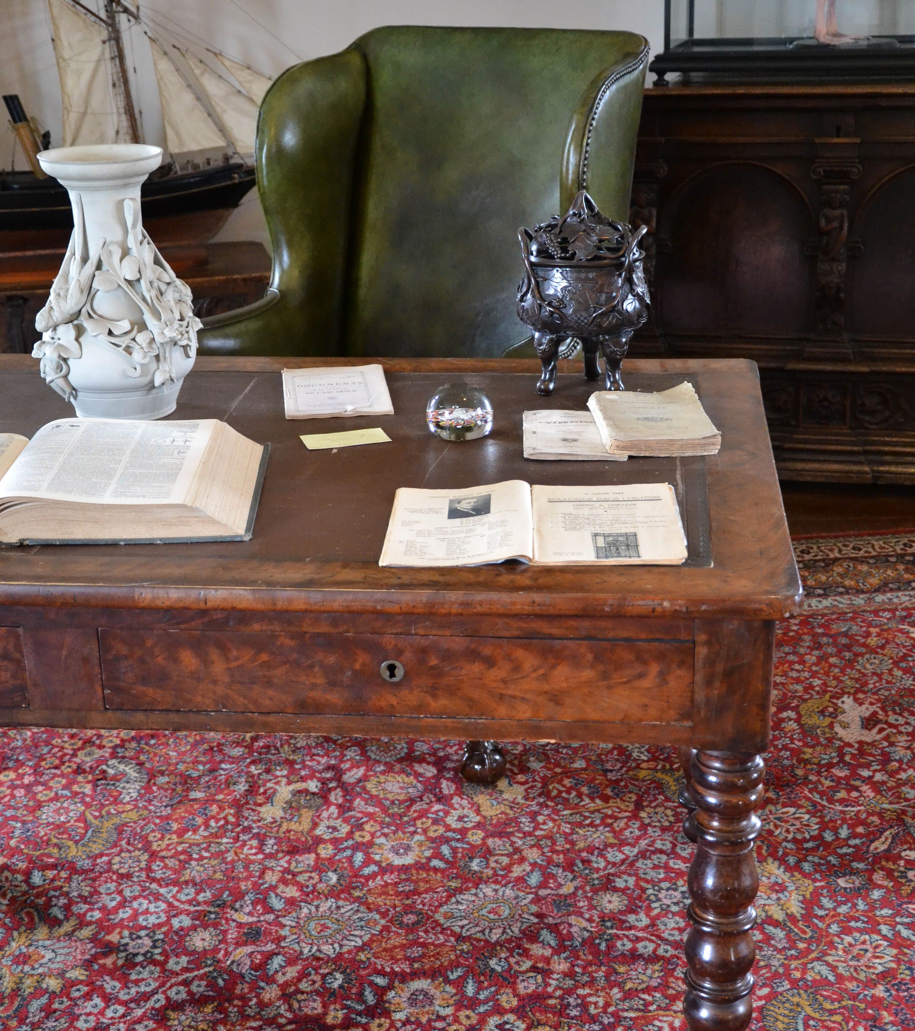 Bureau de l’abbé Bouly, château d'Hardelot