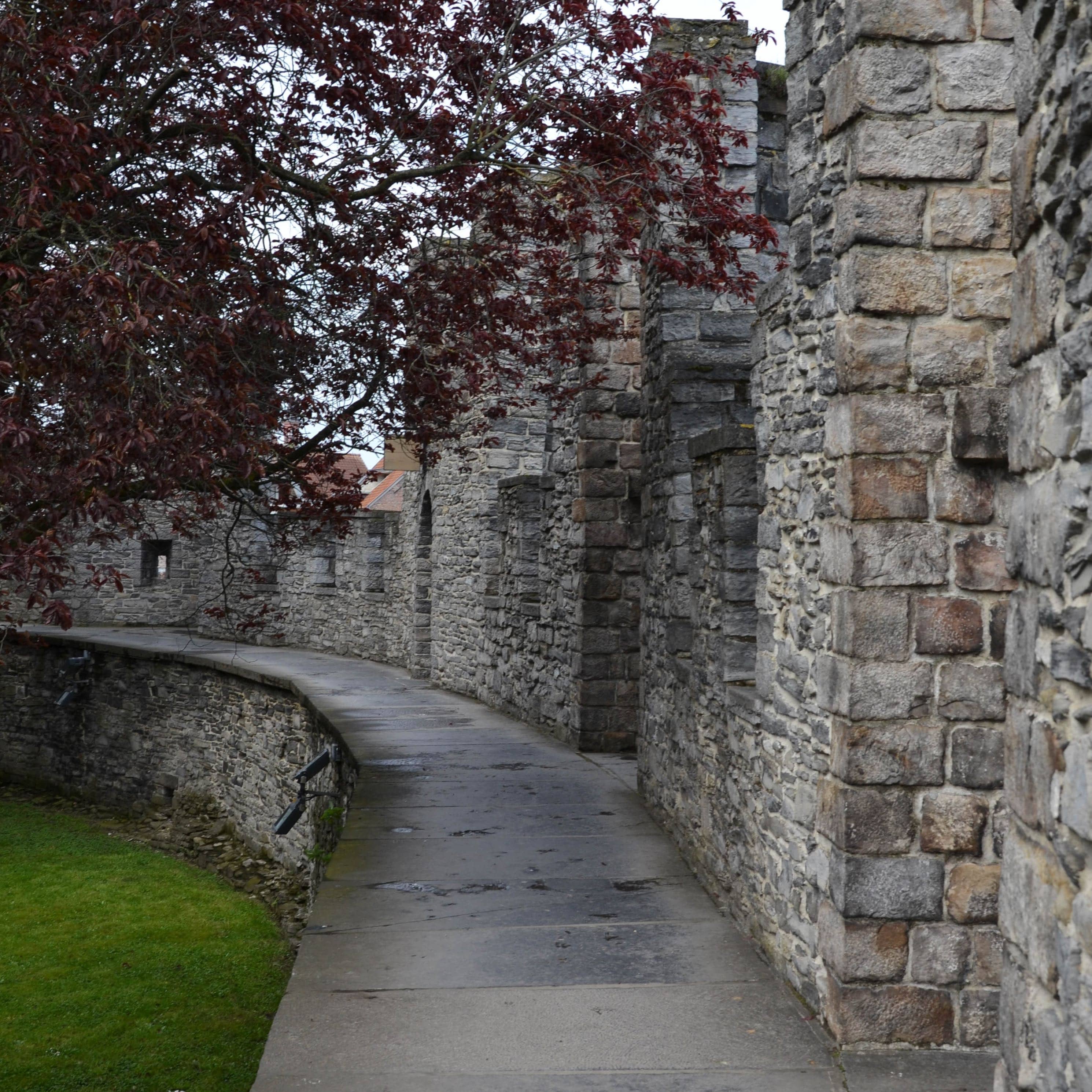 Chemin de ronde, Château des Comtes de Flandres, Gand