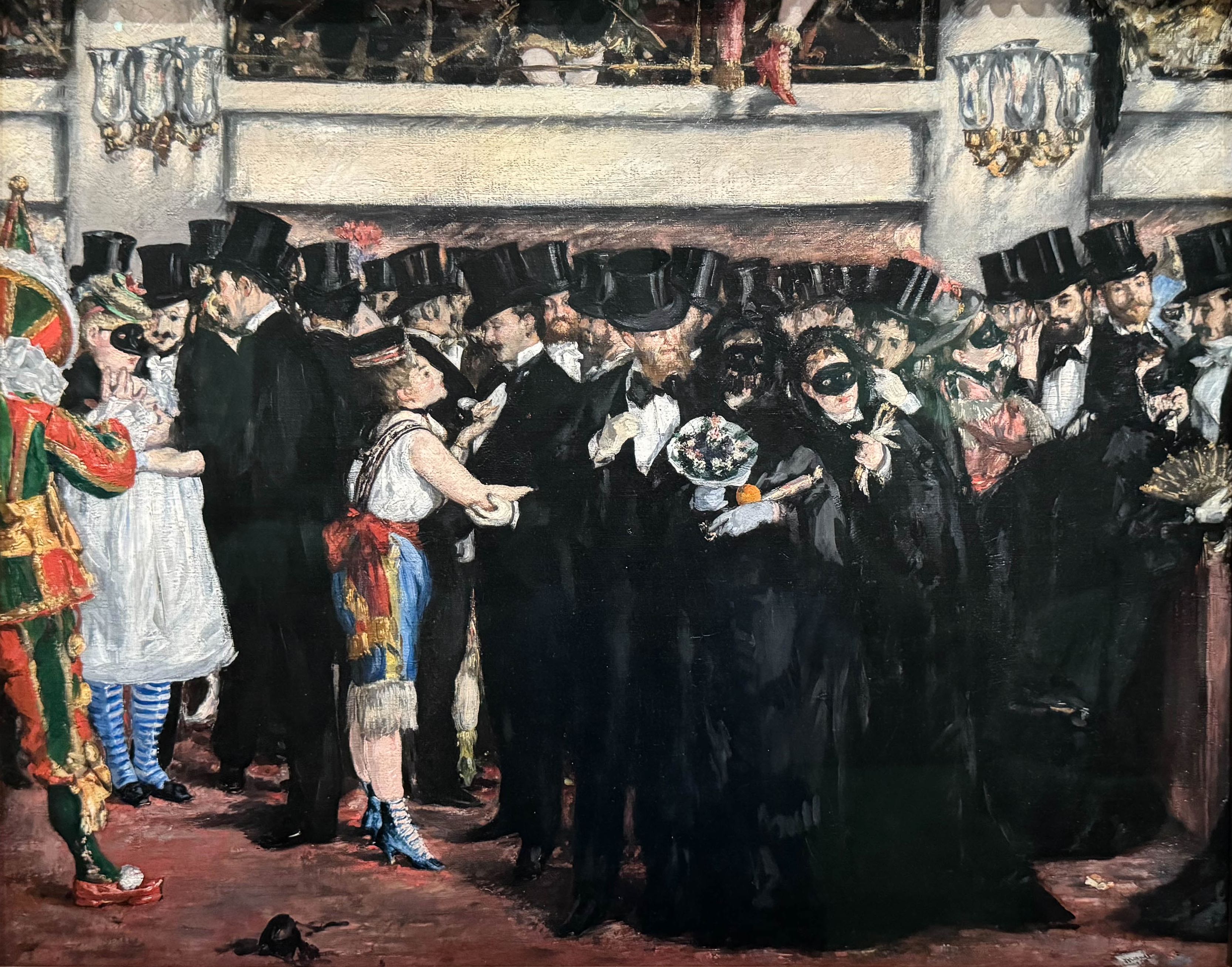 Le bal masqué à l’Opéra (1873-1874), Édouard Manet