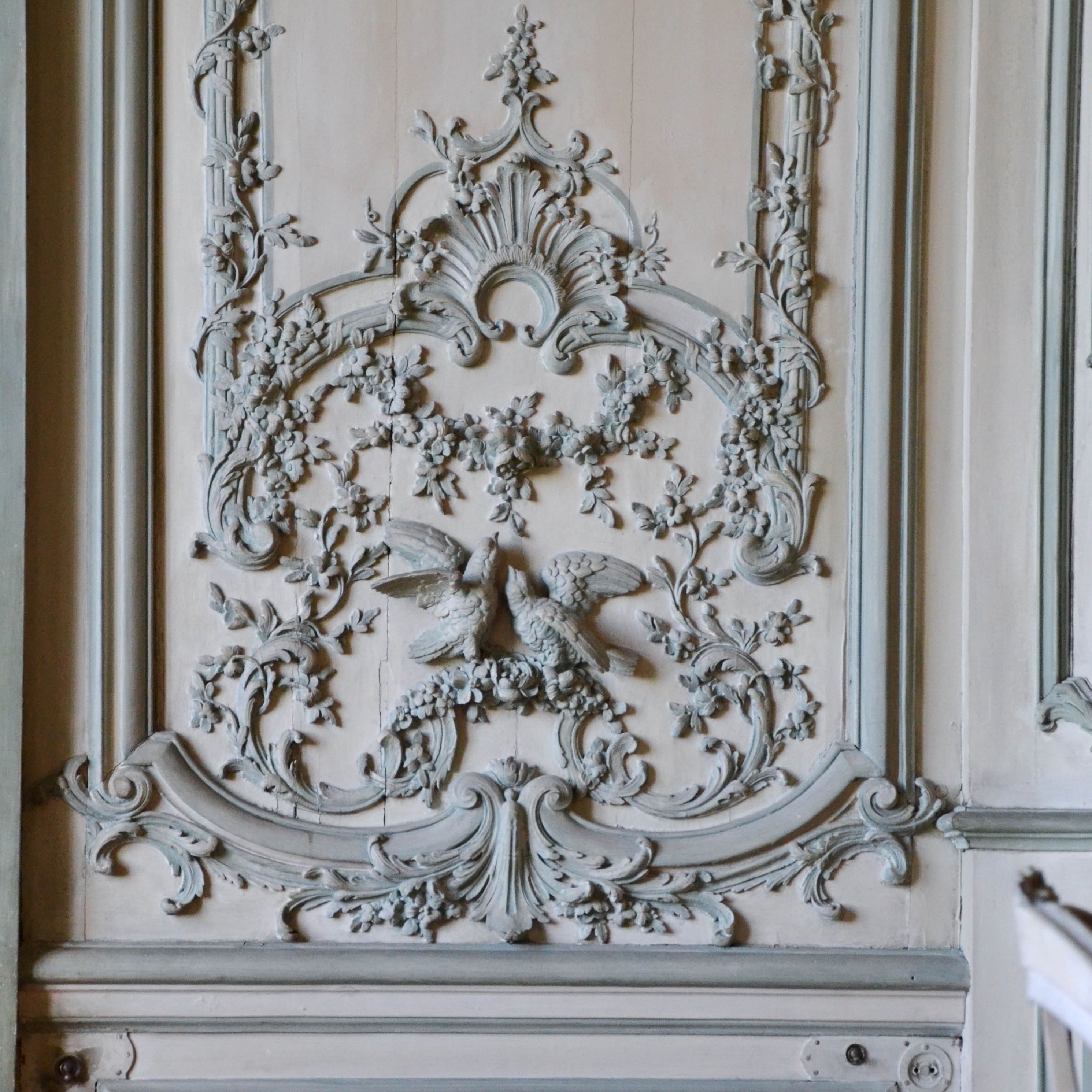 Boiserie de la chambre royale, château de Champs-sur-Marne