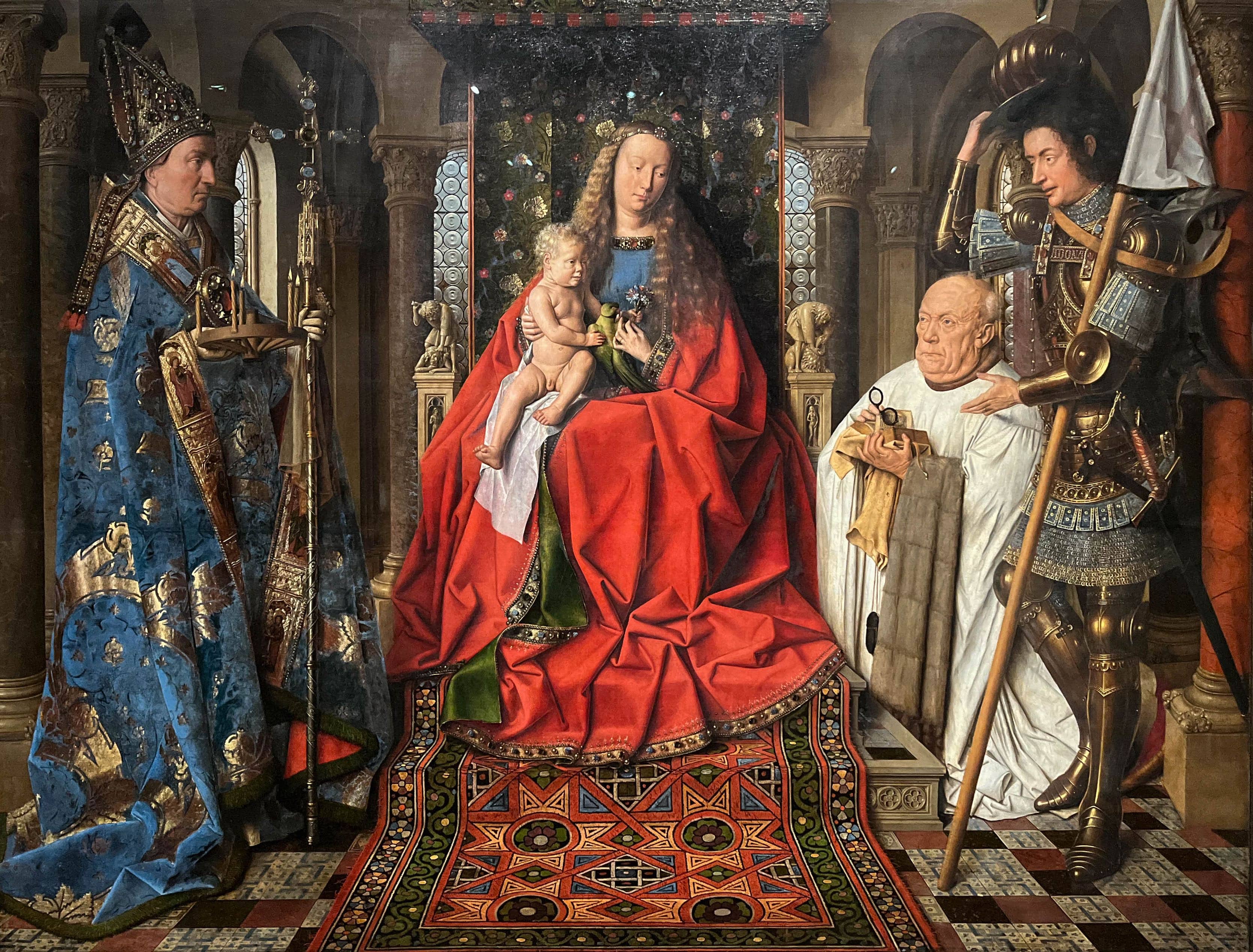 Madone au chanoine Joris van der Paele (1436), Jan van Eyck, Musée Groeninge, Bruges
