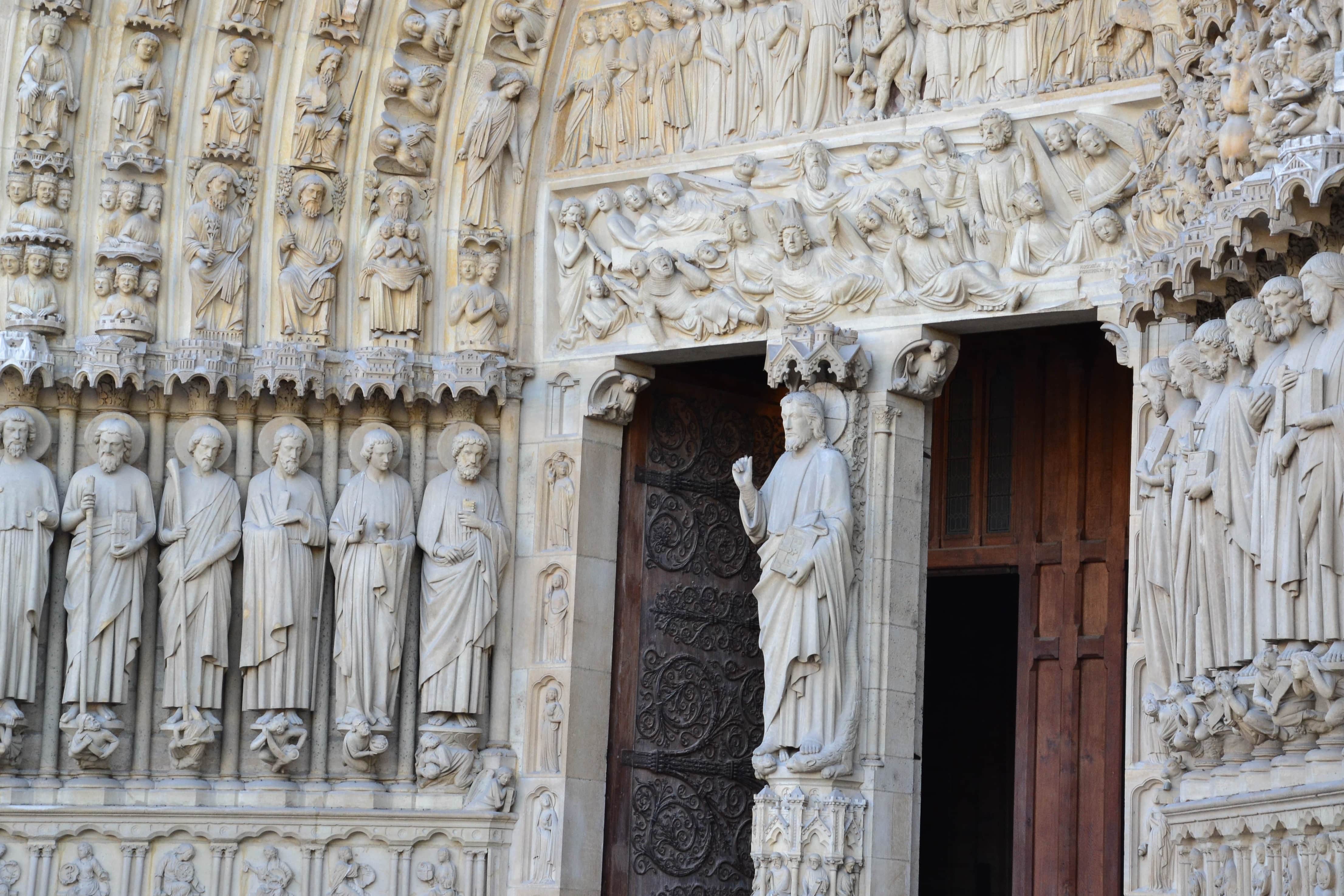 Portail du Jugement Dernier, Cathédrale Notre-Dame, Paris