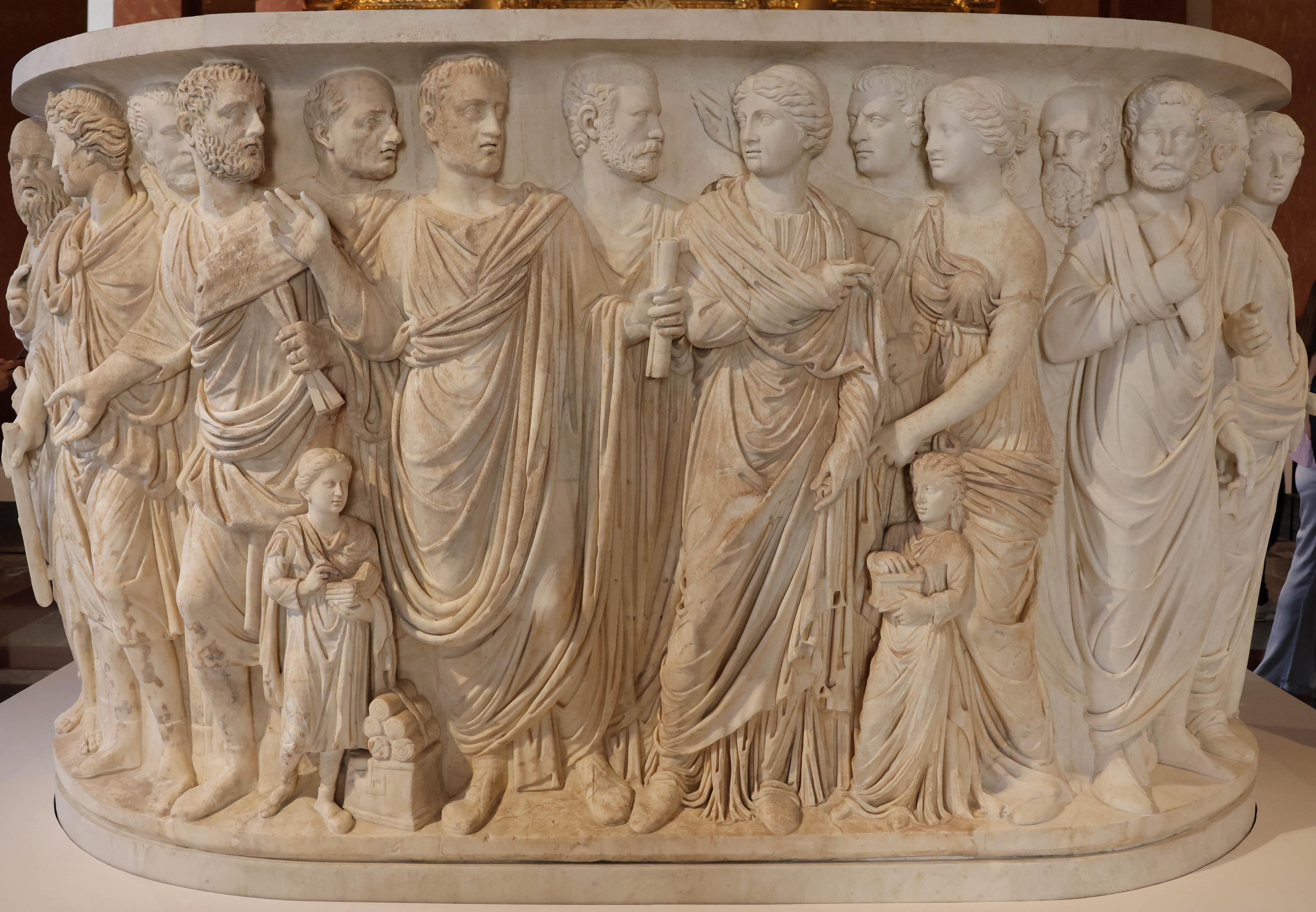 Sarcophage (250-260 après JC), Collection Torlonia