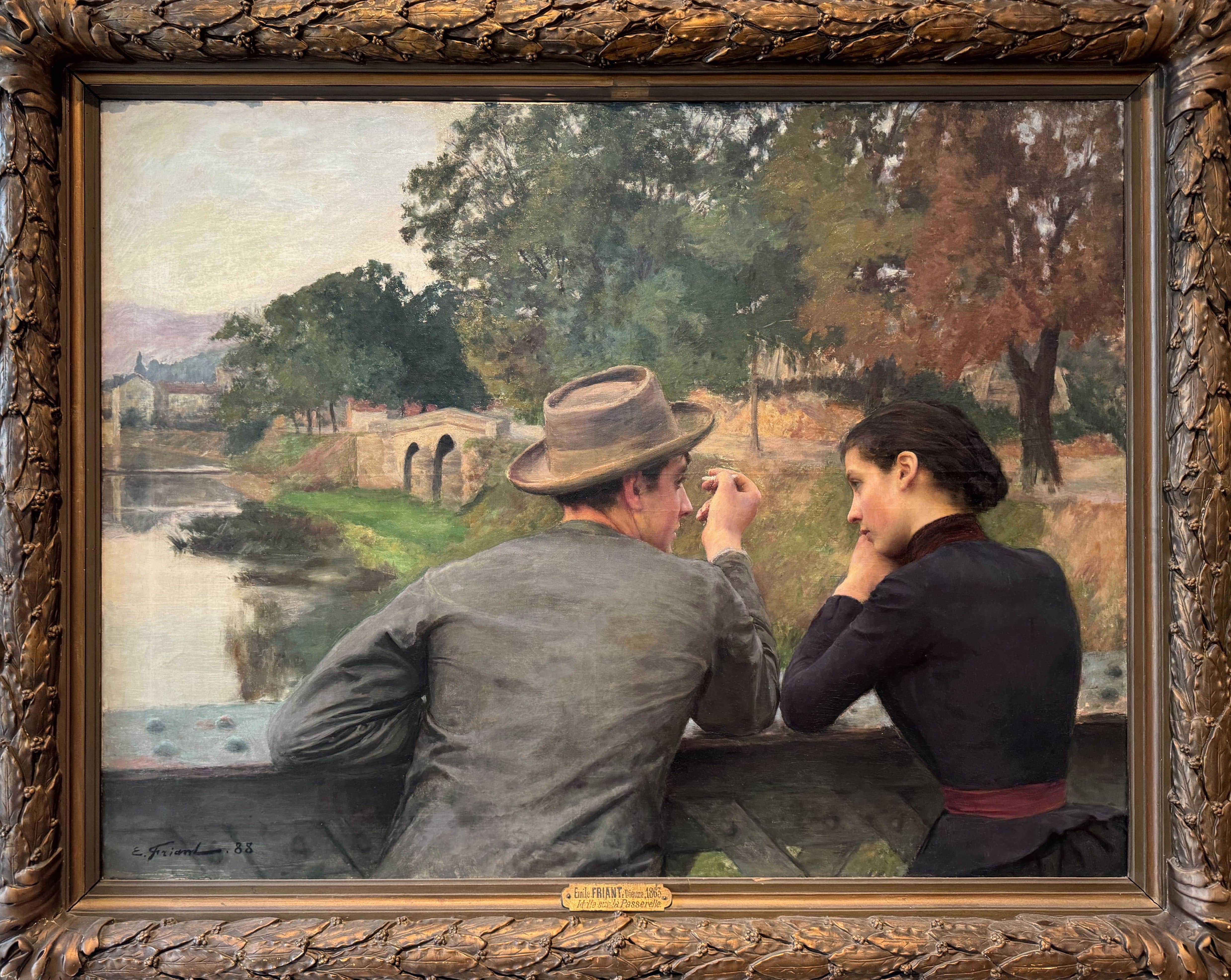 Les Amoureux (1888), Émile Friant, Musée des Beaux-Arts, Nancy