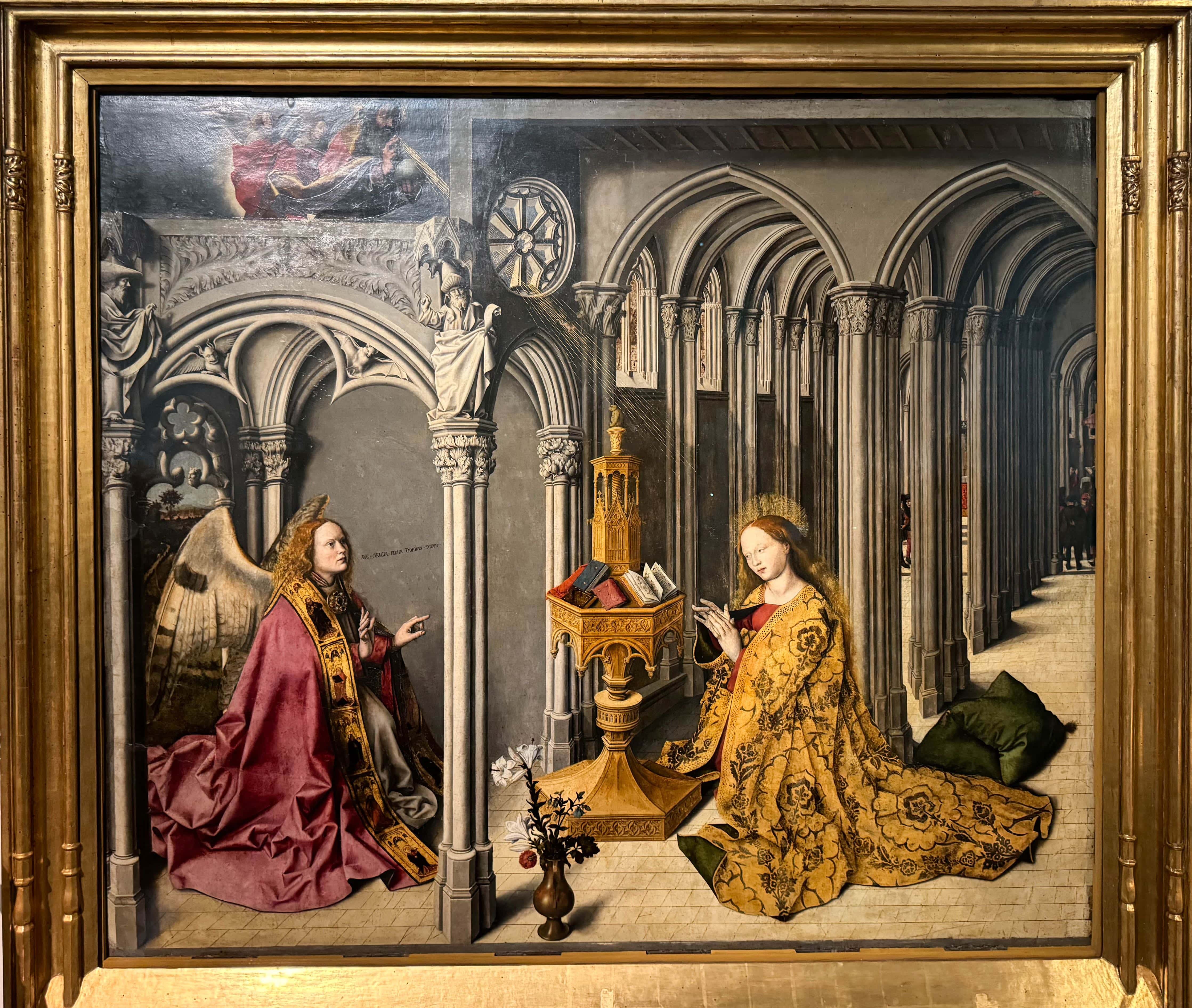 Retable de l’Annonciation (1443), Barthélémy d’Eyck