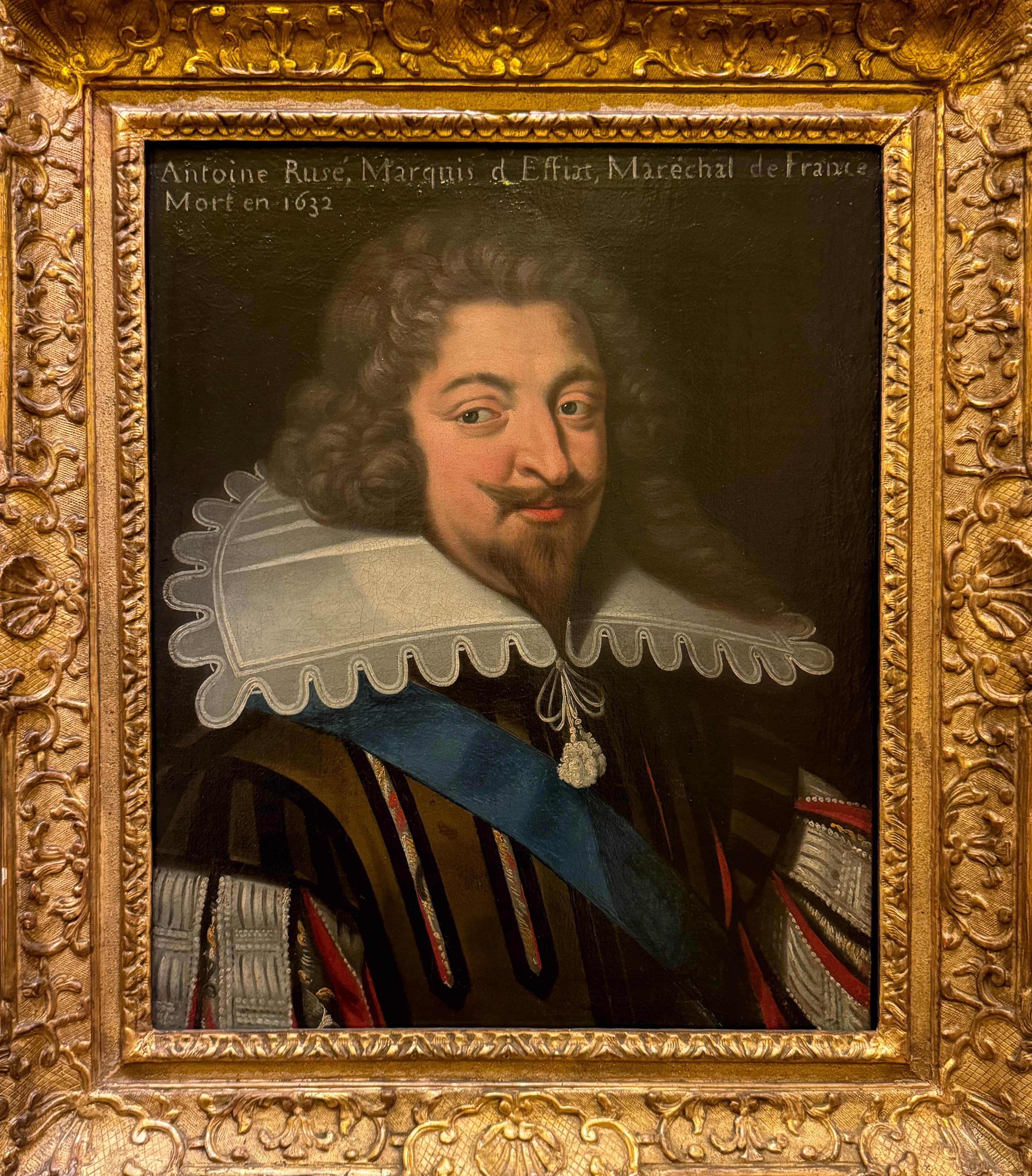 Portrait d’Antoine Coiffier-Ruzé, marquis d’Effiat (XVIIème siècle)