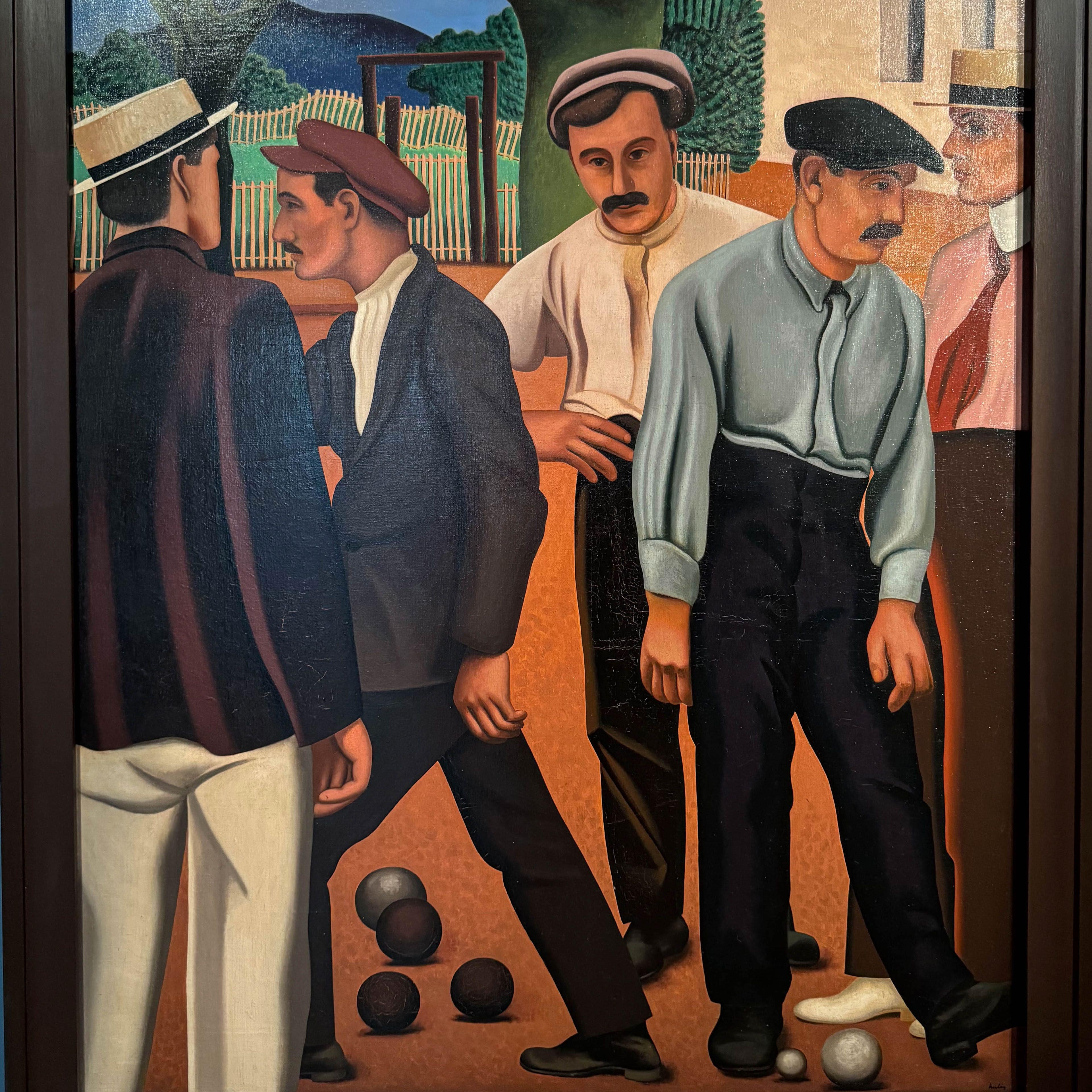 Les joueurs de boules n° 2 (1923), Auguste Herbin