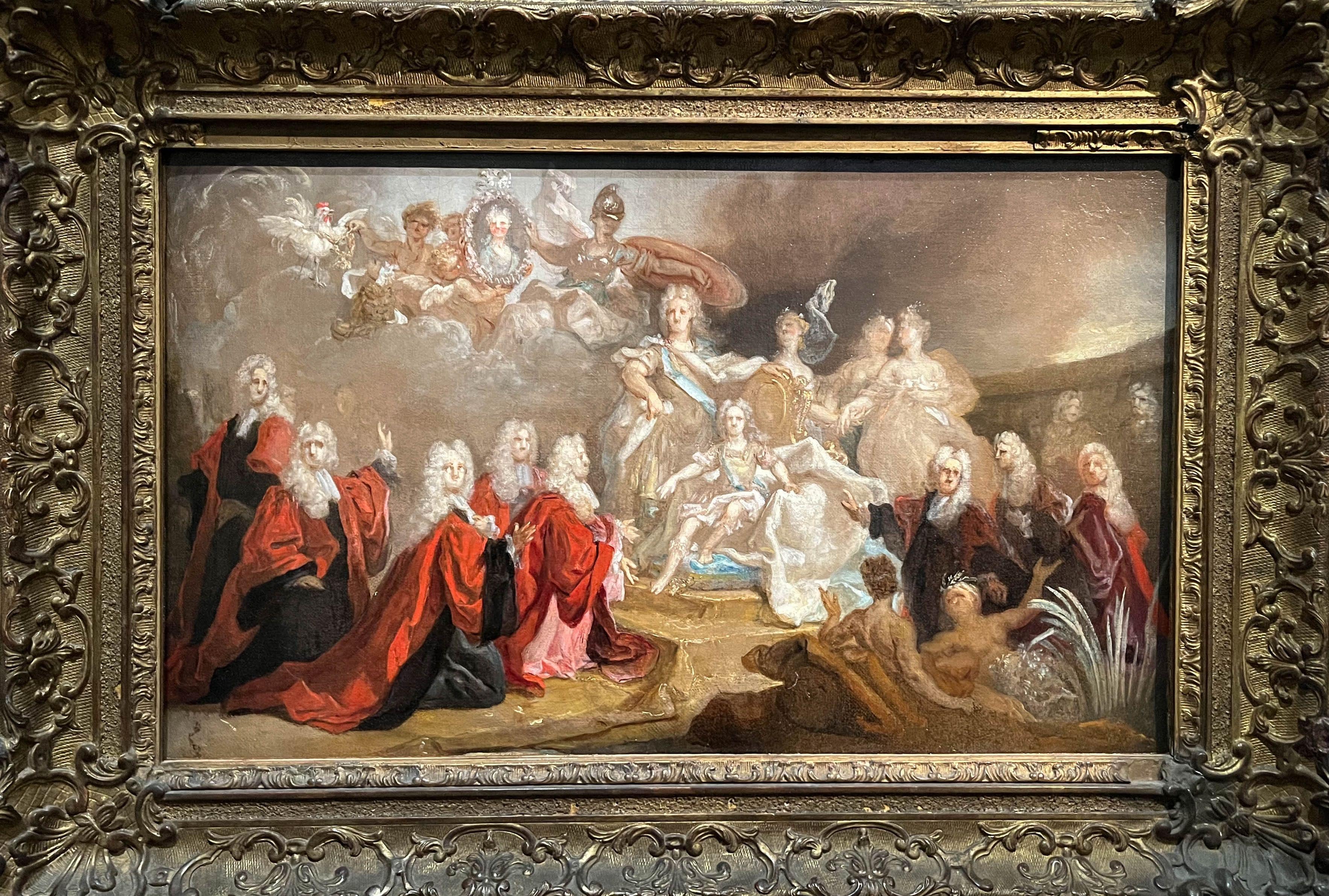 Allégorie des fiançailles de Louis XV et de l’Infante d’Espagne (1722), Nicolas de Largillière