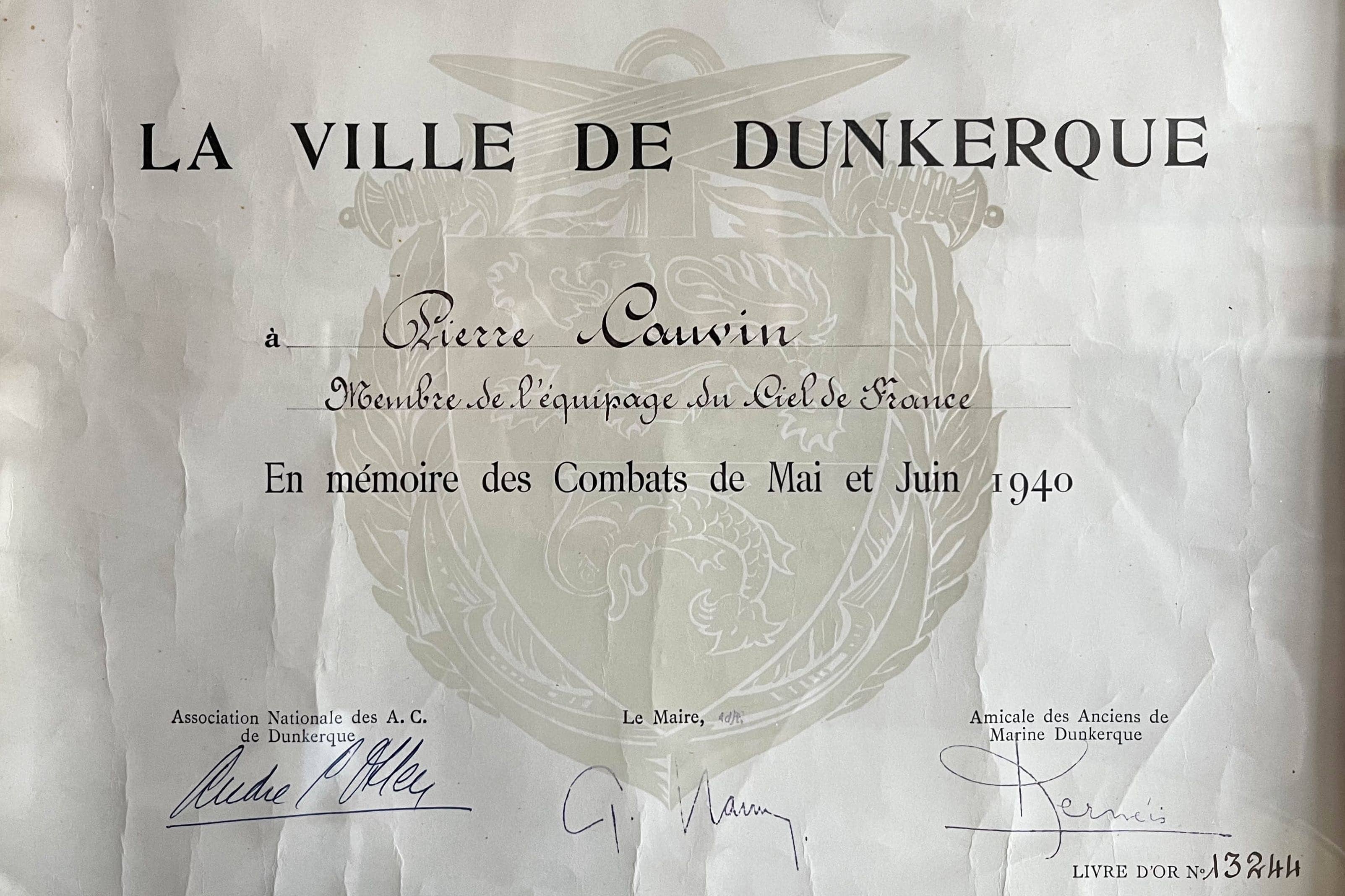 Médaille de Dunkerque