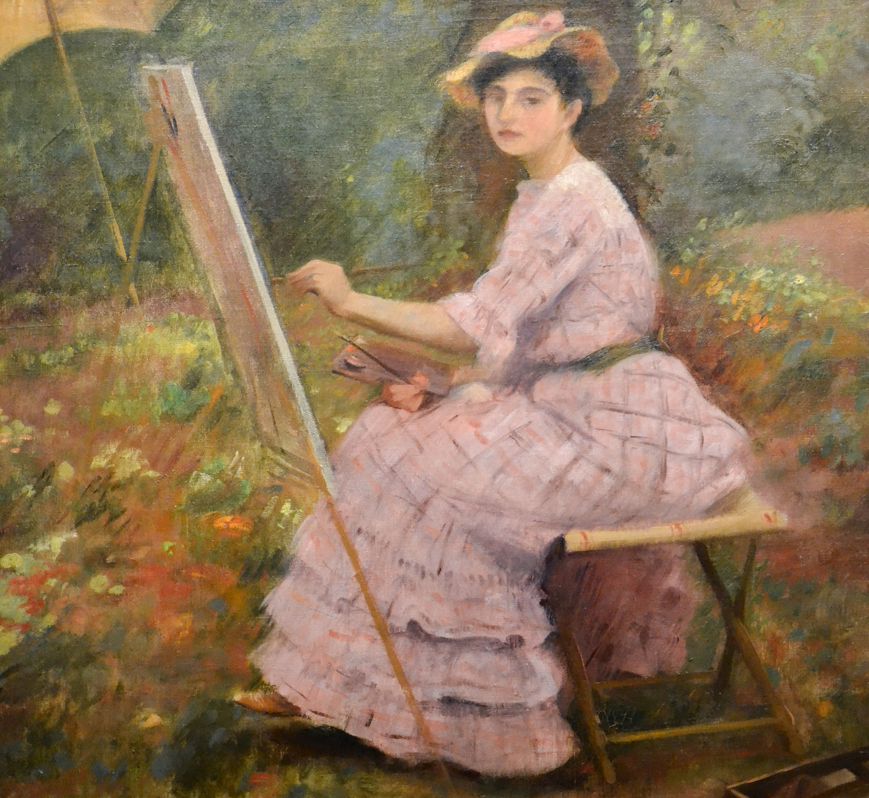 Julie Manet peignant, 1905, Ernest Rouart