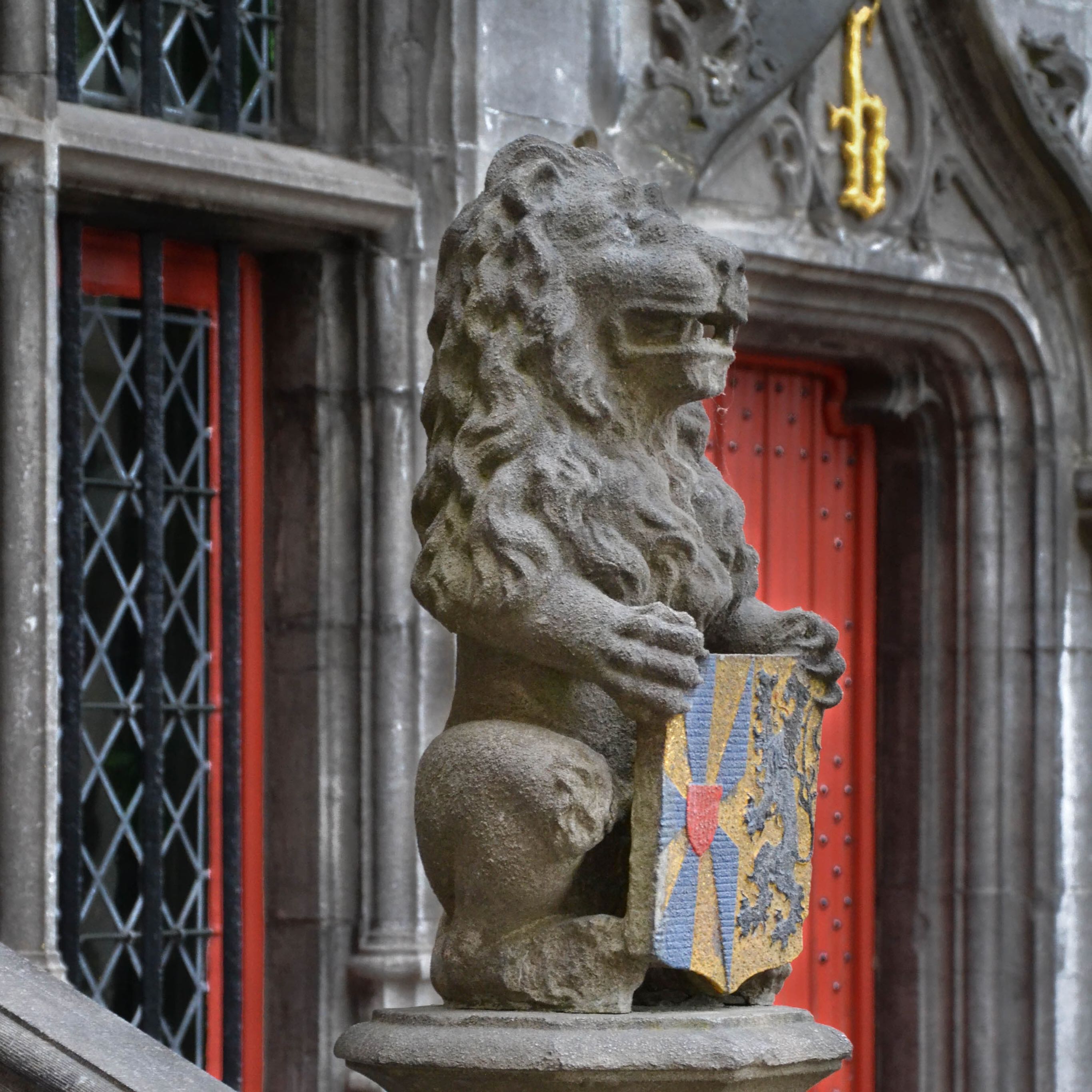 Lion, Basilique du Saint-Sang, Bruges