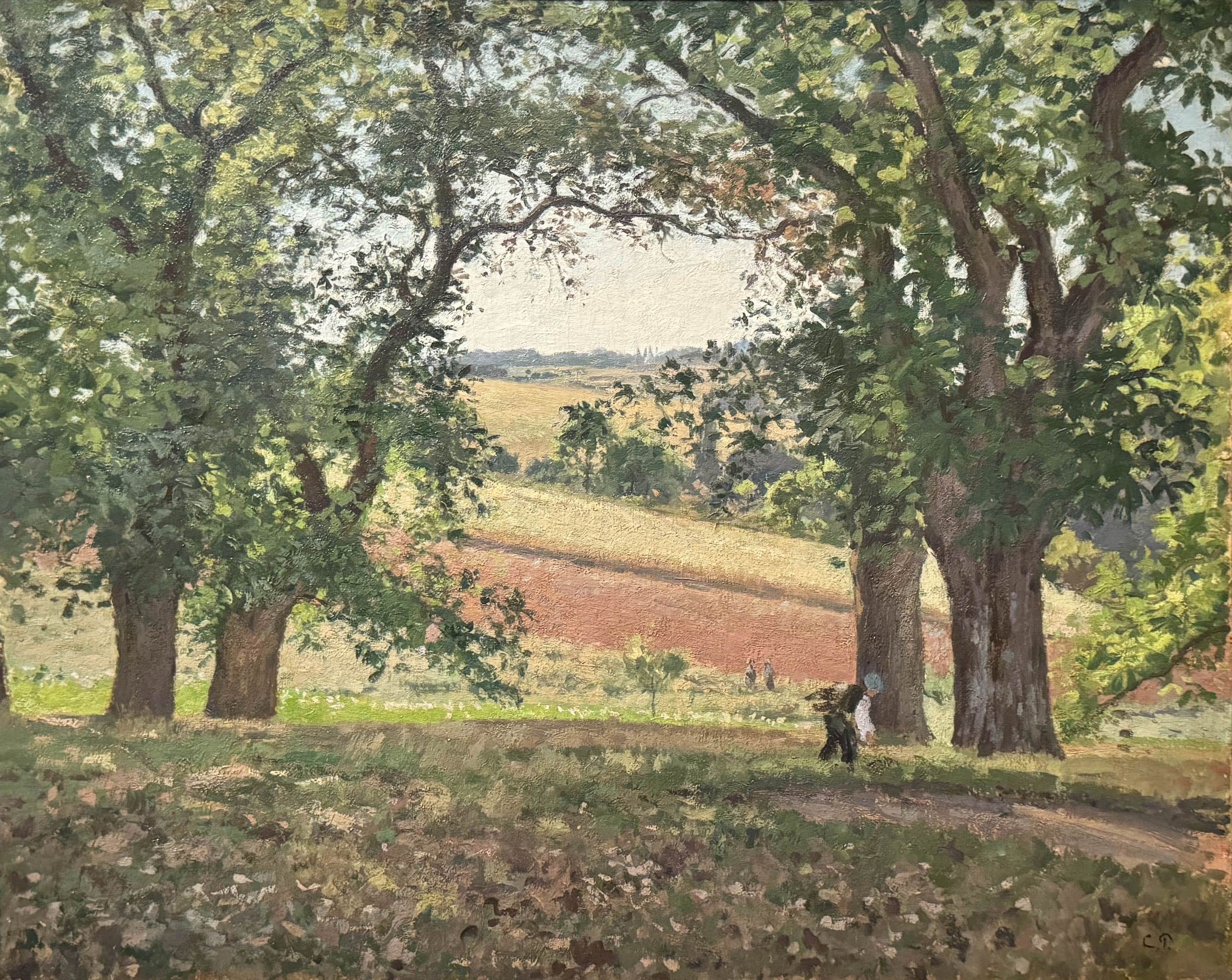 Les châtaigniers à Osny (1873), Camille Pissarro, Première exposition impressionniste, n° 138