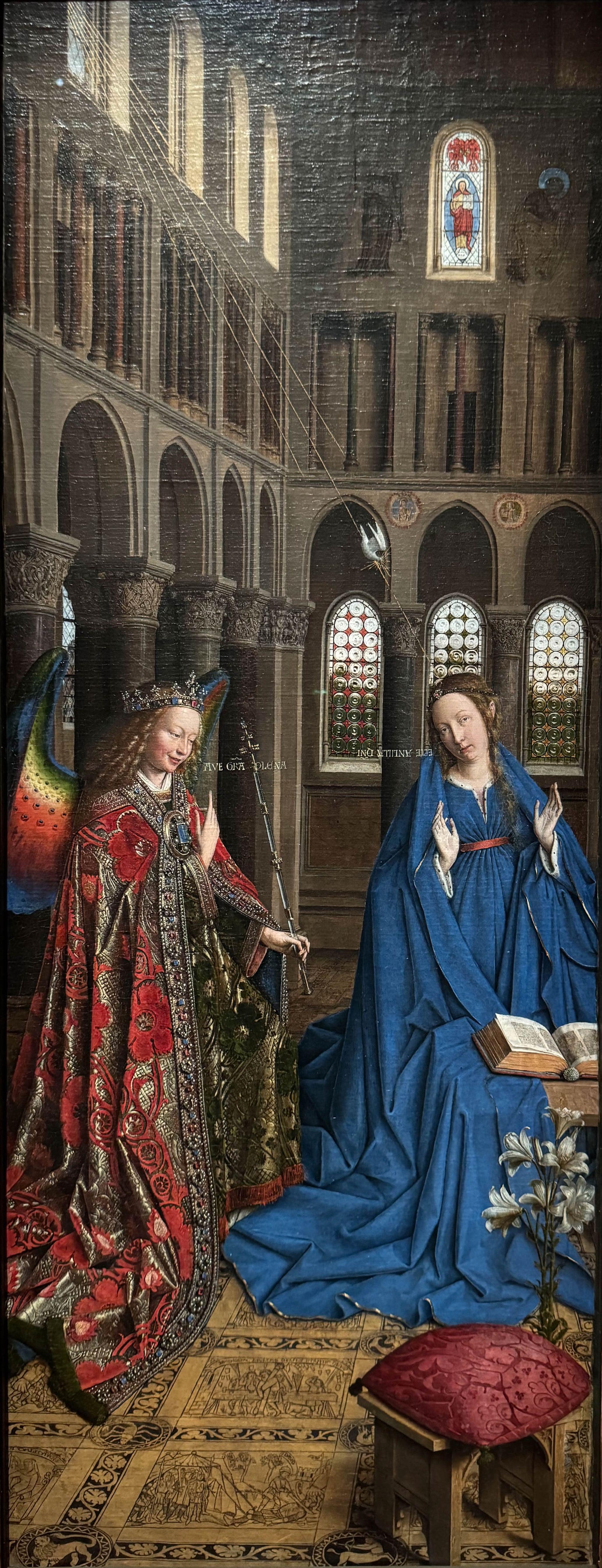 L’Annonciation (1435), Jan van Eyck, National Gallery of Art, Washington