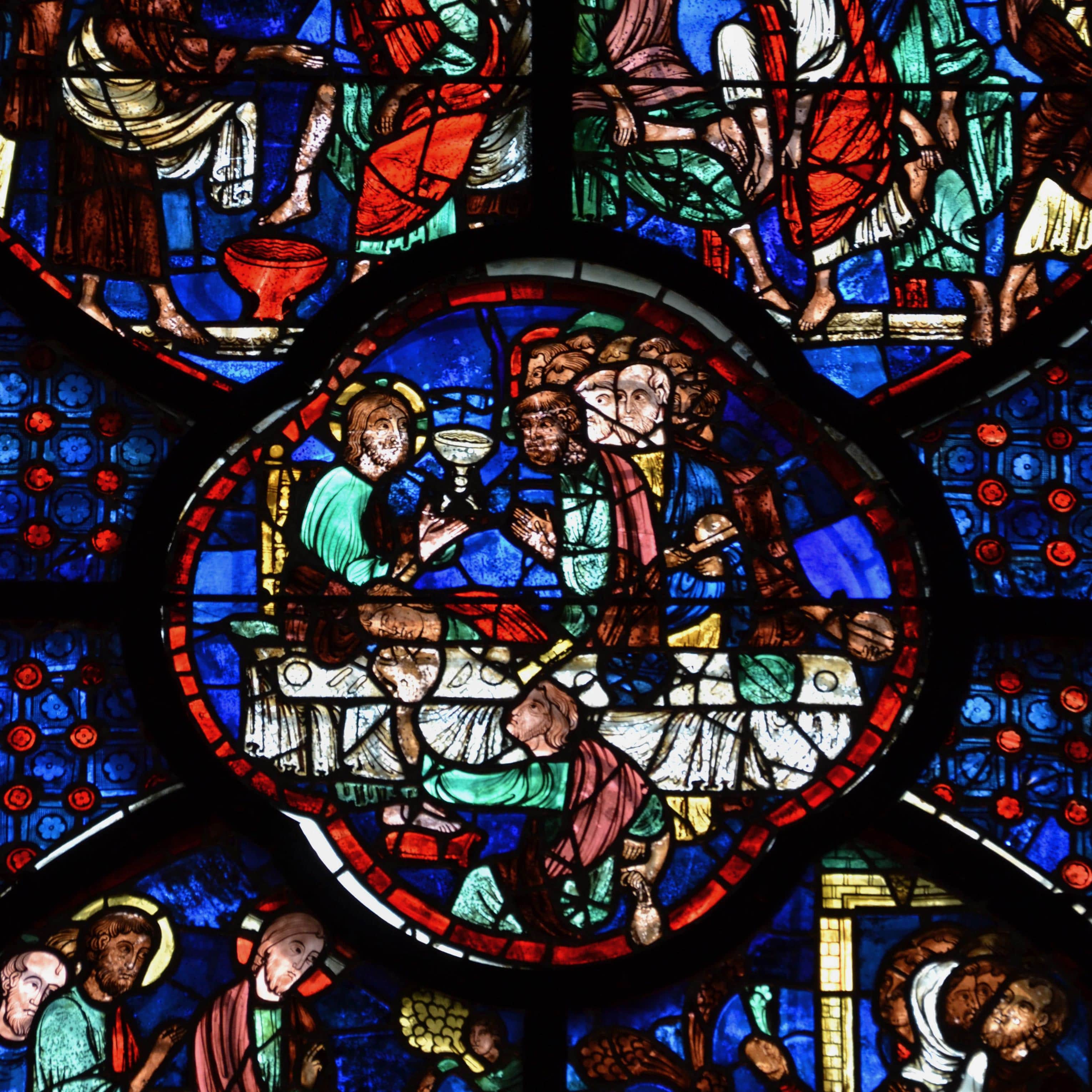 Vitrail, Cathédrale Notre-Dame de Laon