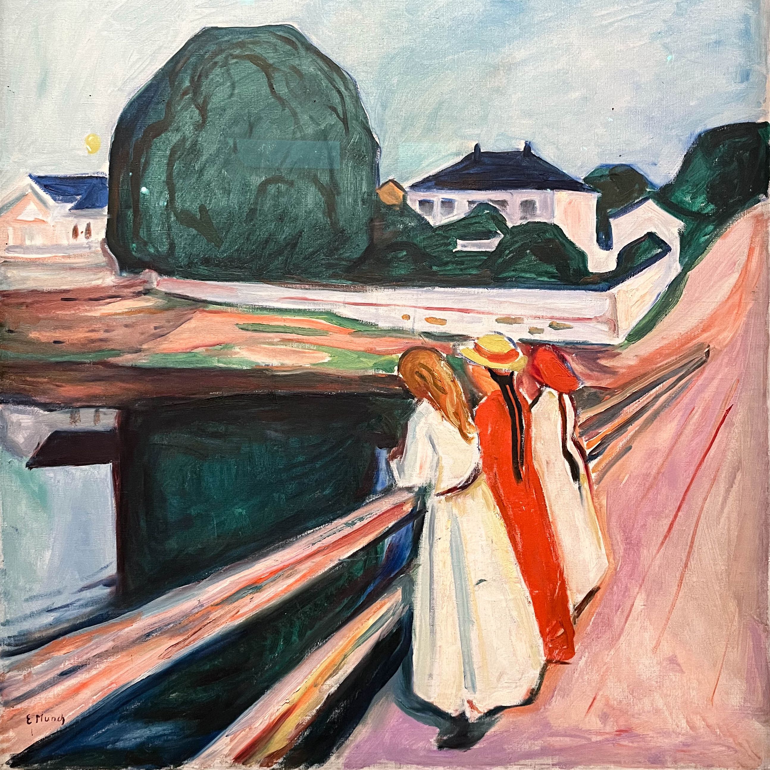 Les jeunes filles sur le pont, Edvard Munch, 1927