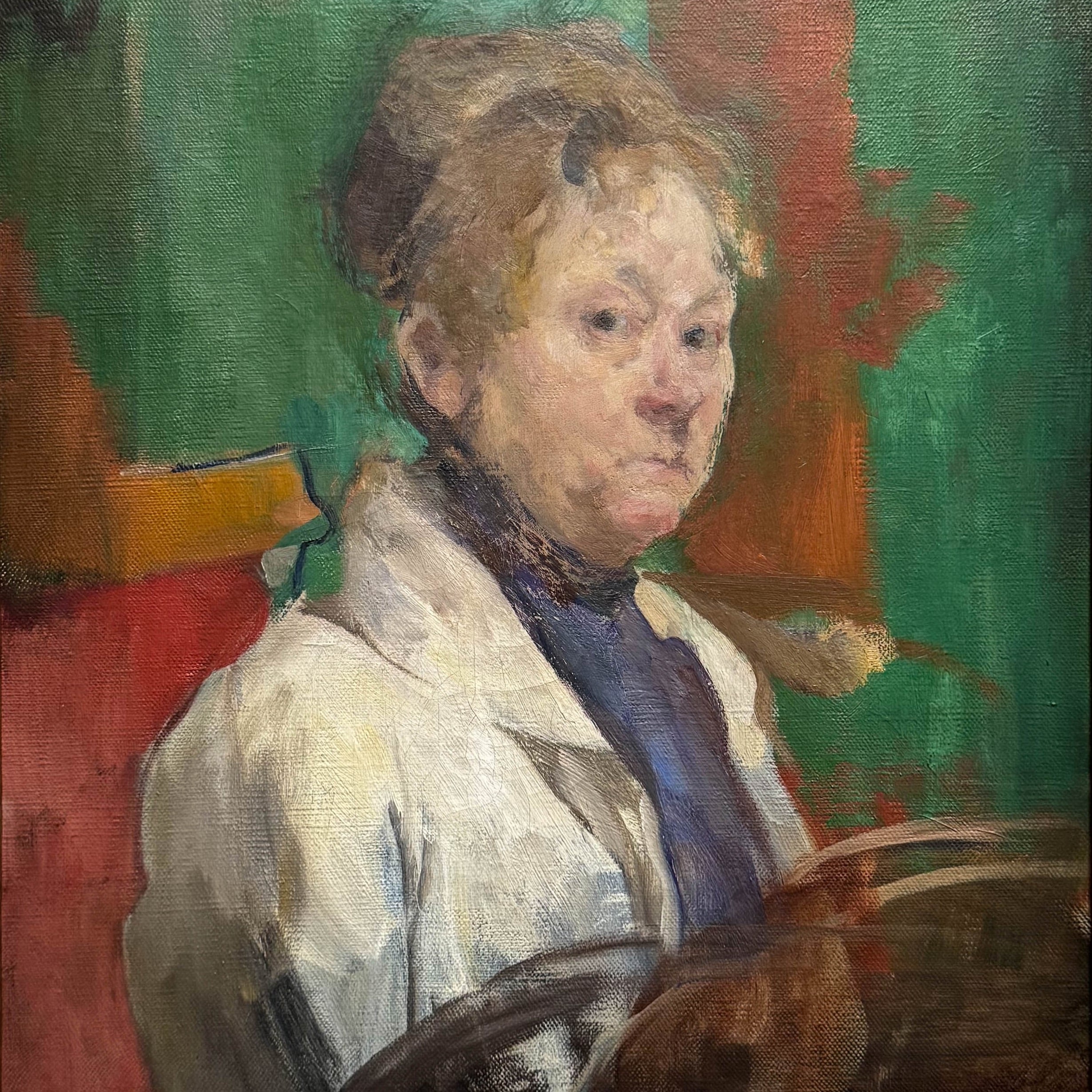 Autoportrait (inachevé) (1910), Harriet Backer