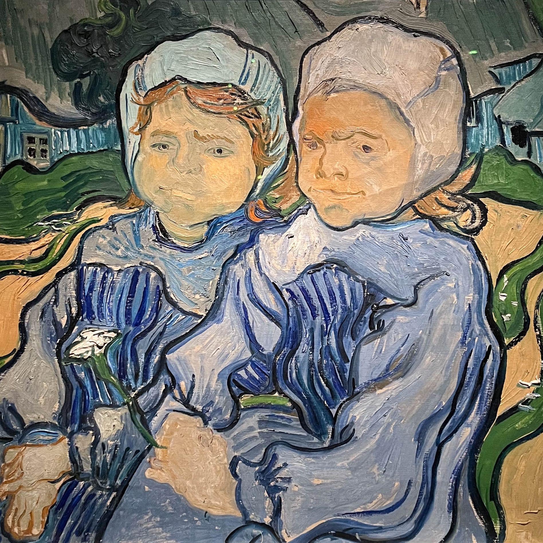 Deux fillettes (début juillet 1890), Vincent Van Gogh