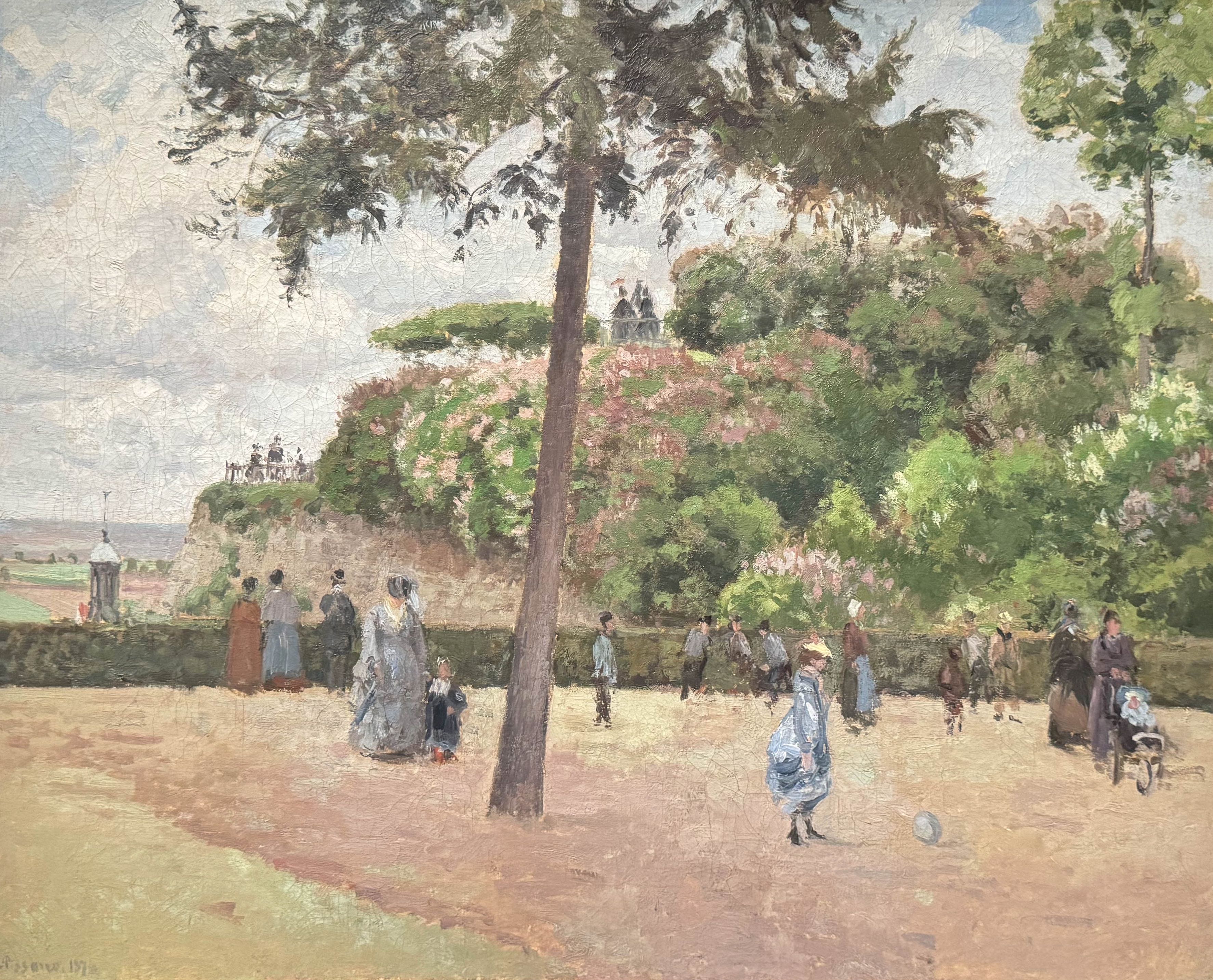 Le jardin de la ville, Pontoise (1874), Camille Pissarro, Première exposition impressionniste, n° 139