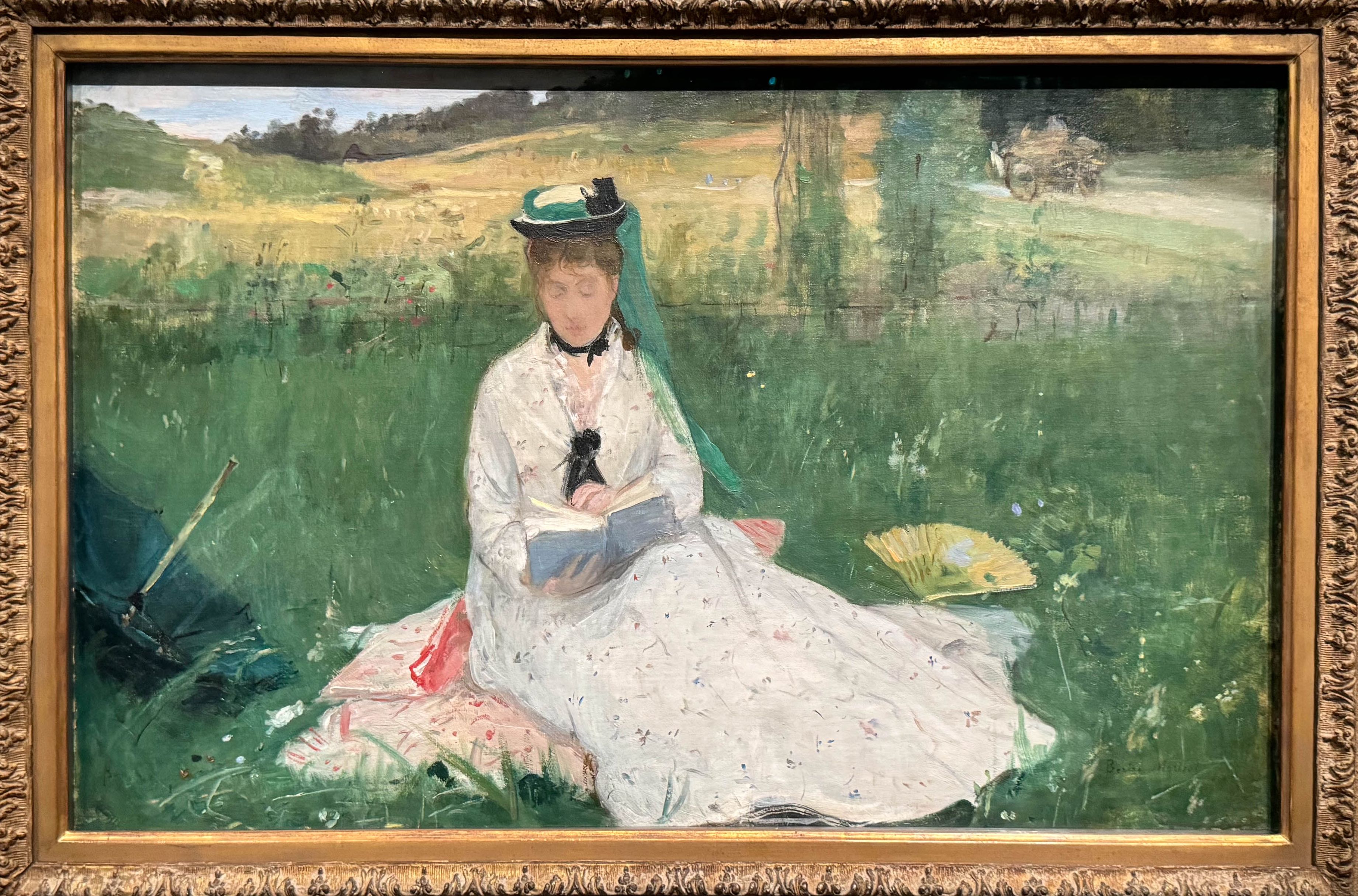 La lecture (1873), Berthe Morisot, Première exposition impressionniste, n° 105